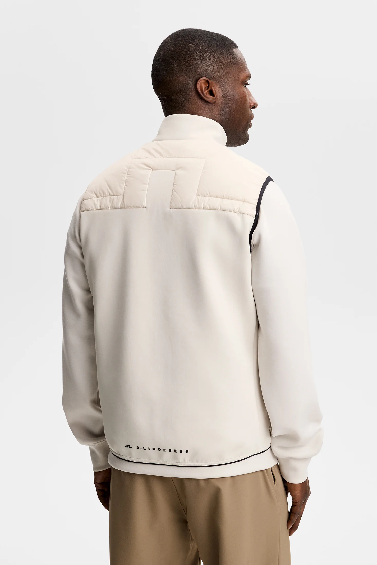 Heyden Quilt Hybrid Vest / Moonbeam - Image 4