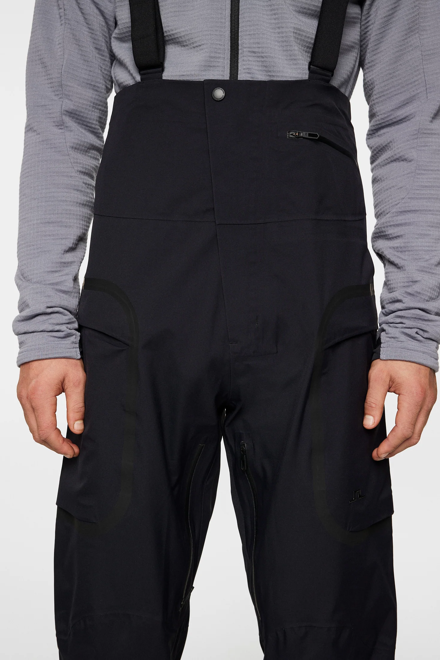 High Grounds Shell Bib Pants / Black - Image 5