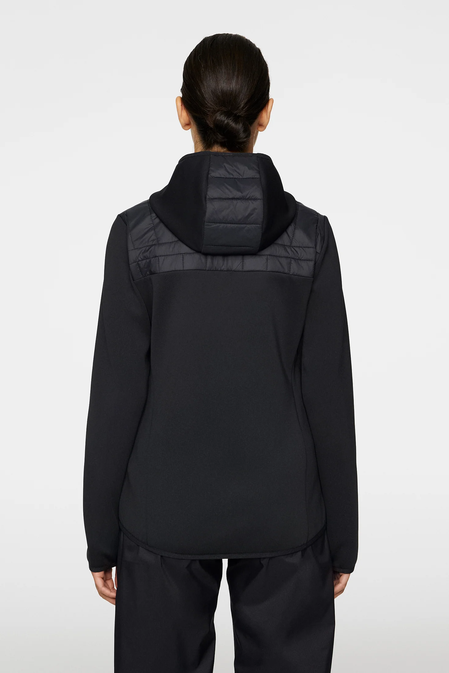 Holma Quilt Hybrid Hood / Black - Image 3