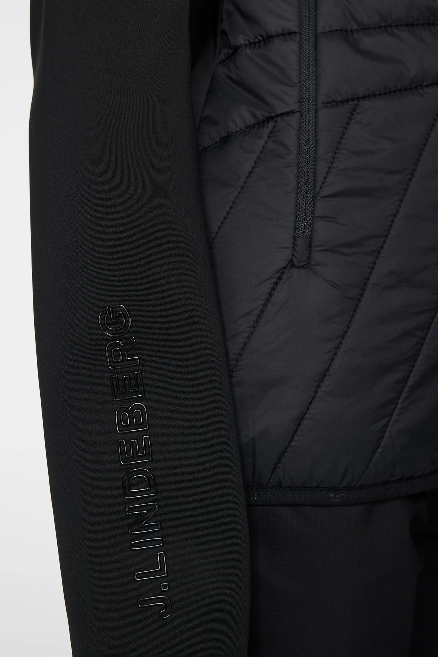 Holma Quilt Hybrid Hood / Black - Image 6