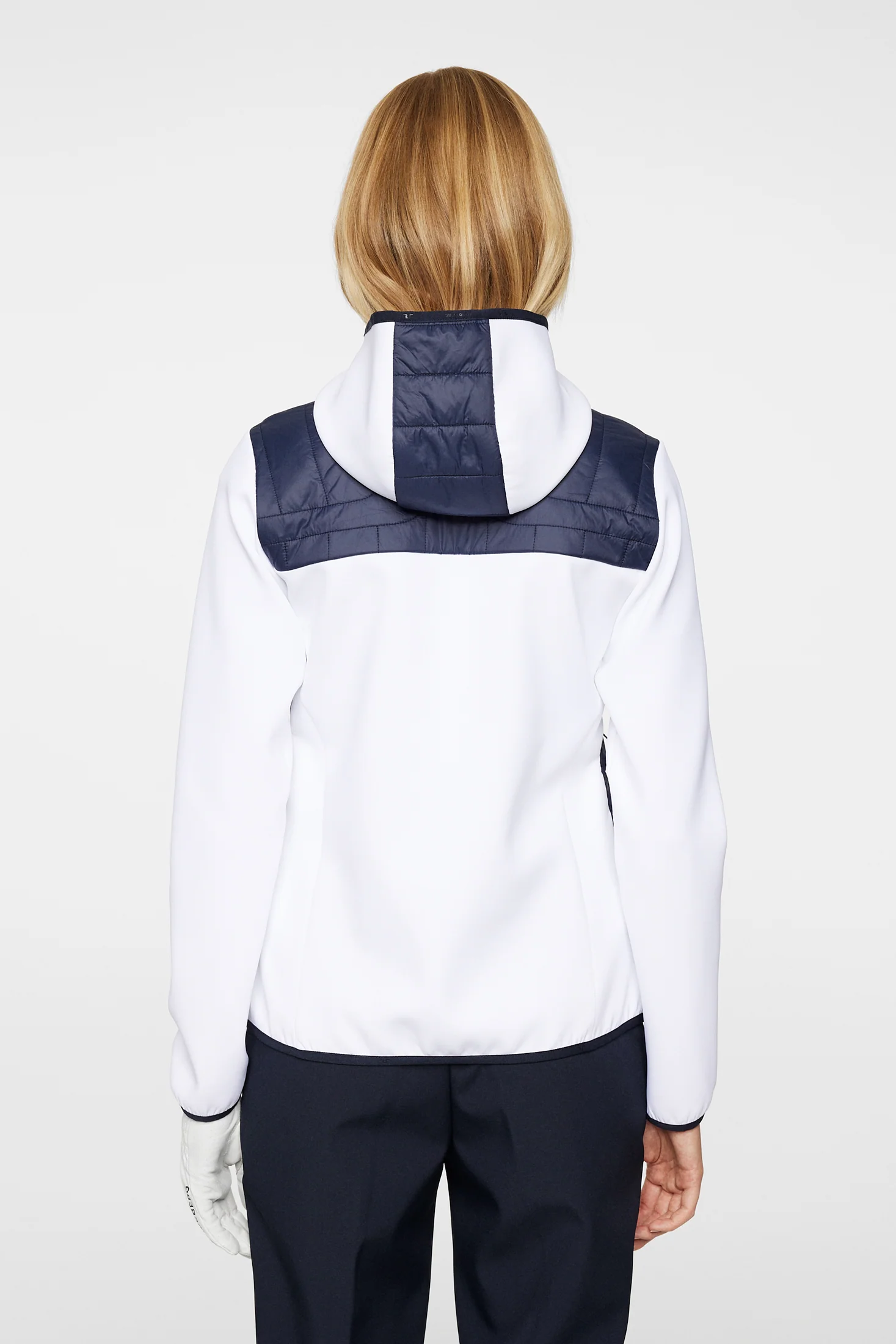 Holma Quilt Hybrid Hood / JL Navy - Image 3