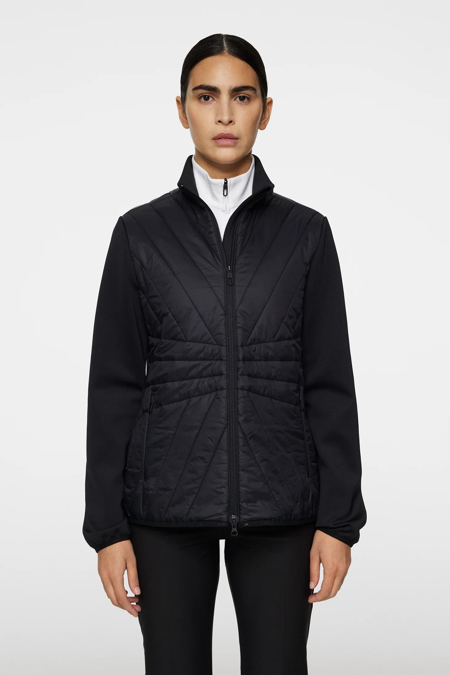 Holma Quilt Hybrid Jacket / Black - Image 3