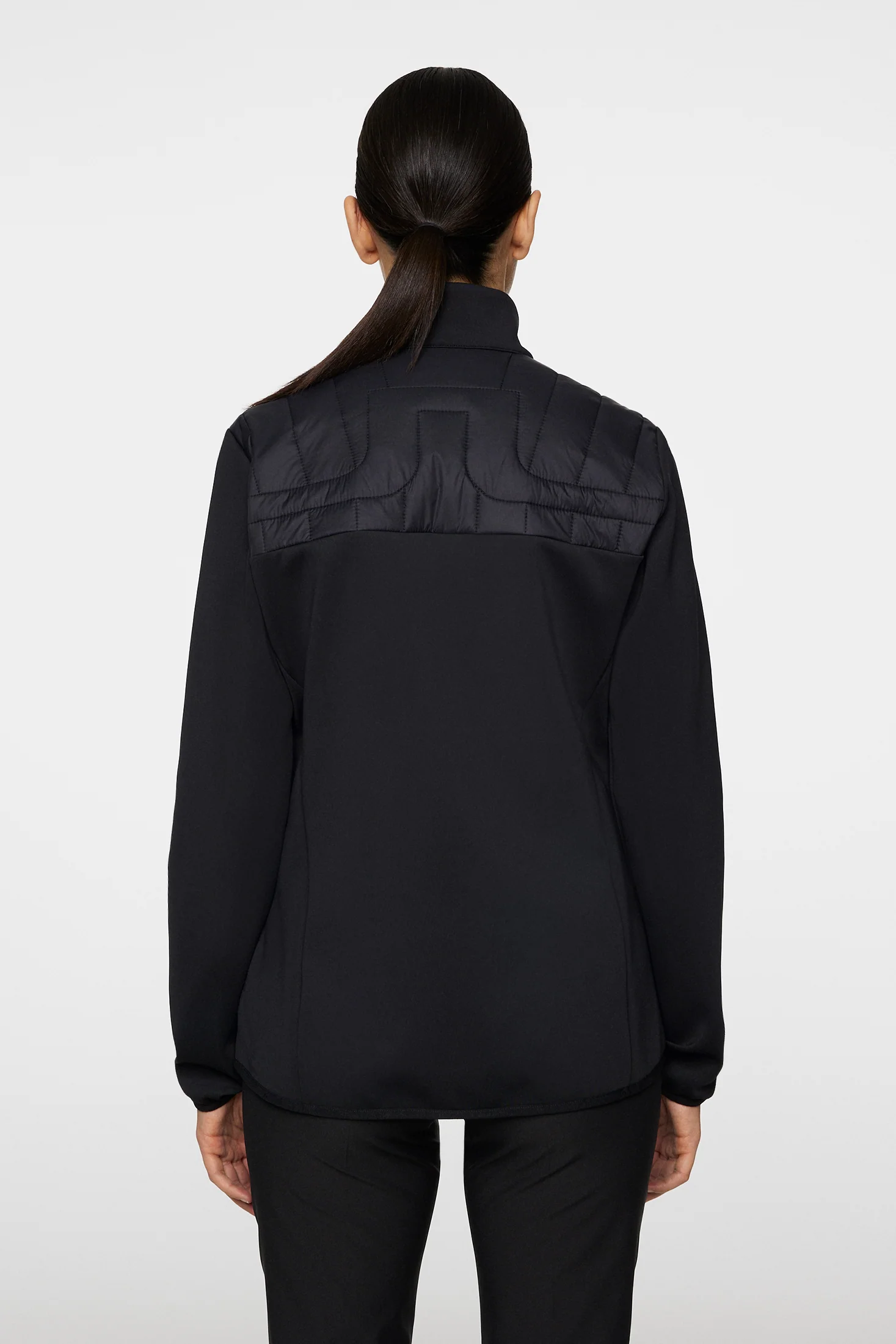 Holma Quilt Hybrid Jacket / Black - Image 4