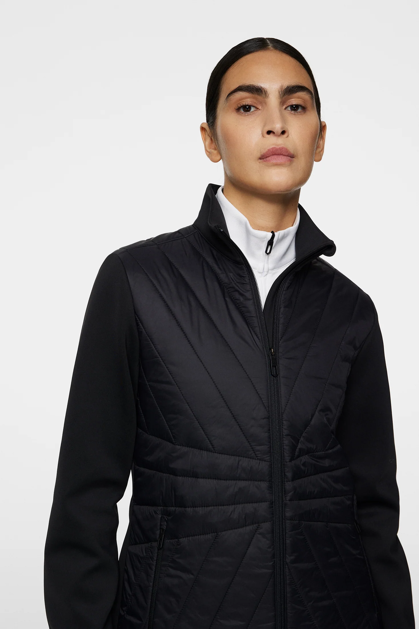 Holma Quilt Hybrid Jacket / Black - Image 6