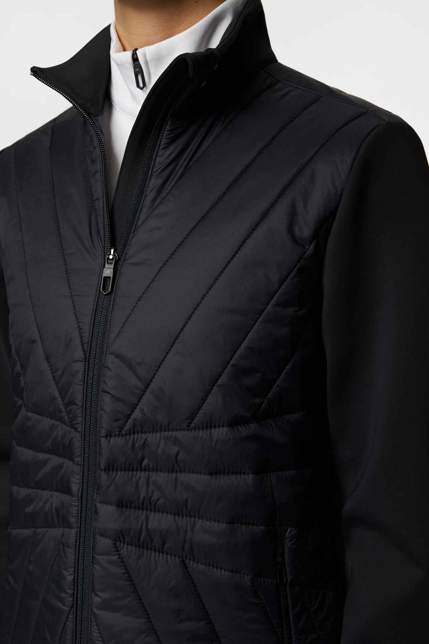 Holma Quilt Hybrid Jacket / Black - Image 7