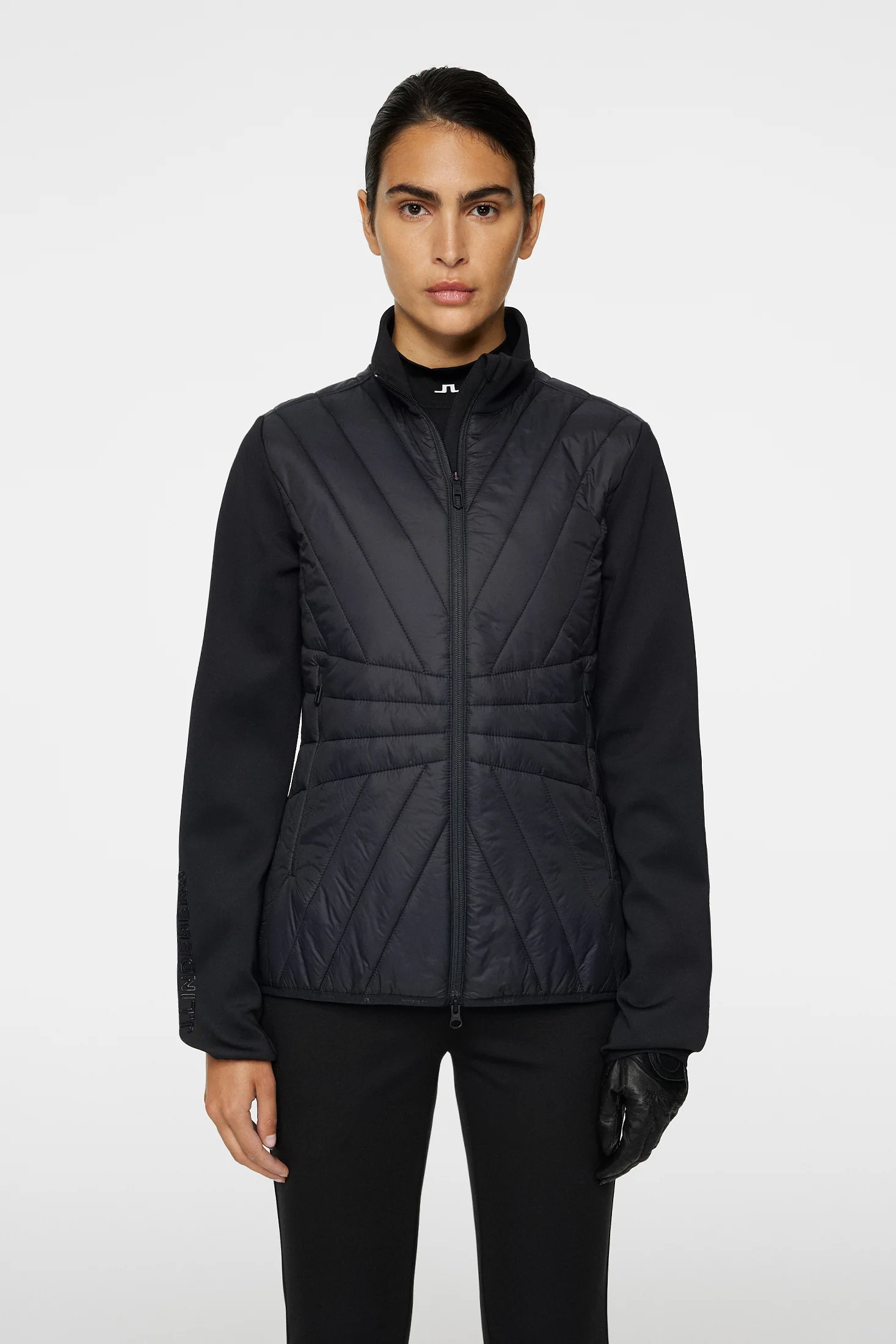 Holma Quilt Hybrid Jacket / Black - Image 3