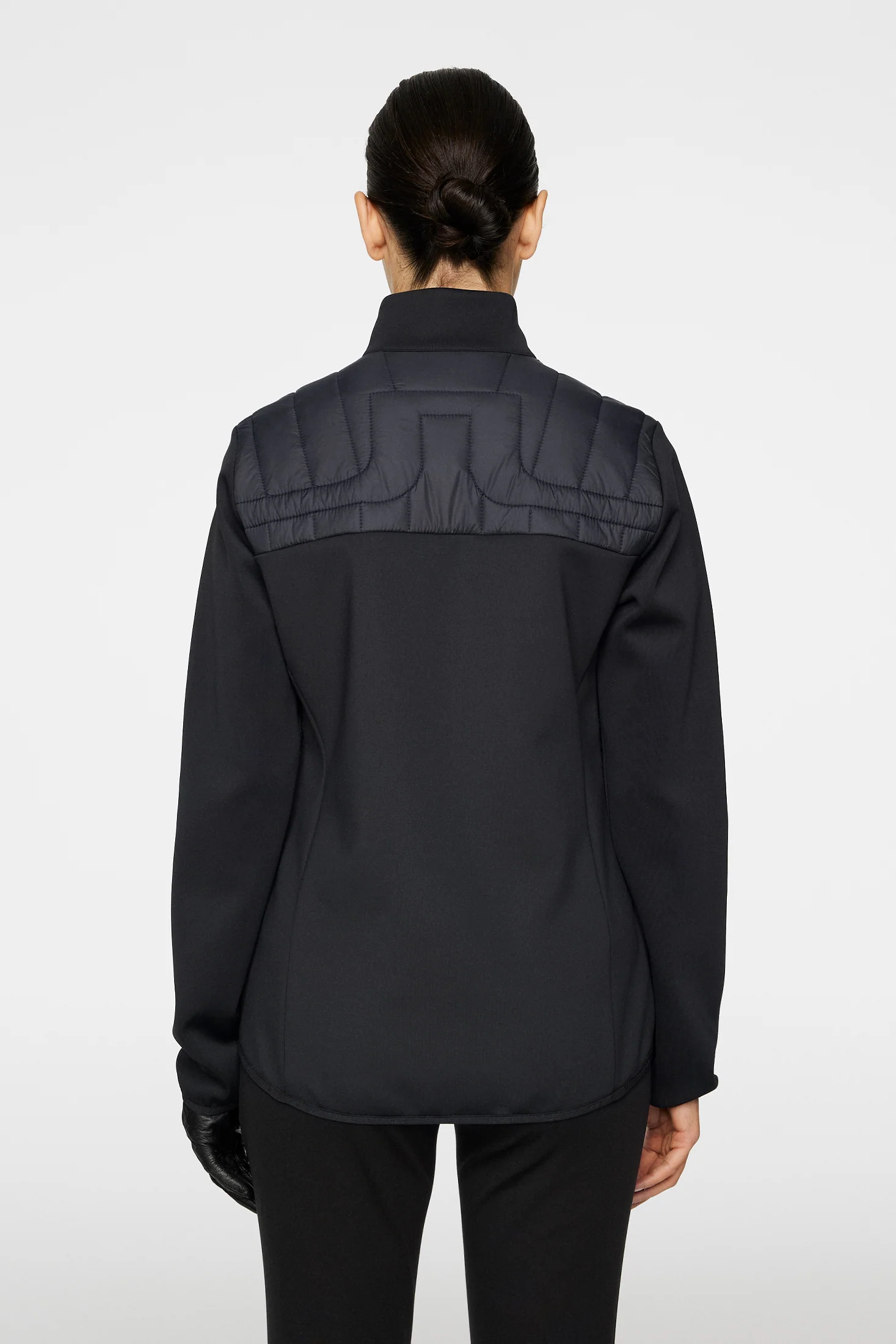 Holma Quilt Hybrid Jacket / Black - Image 4