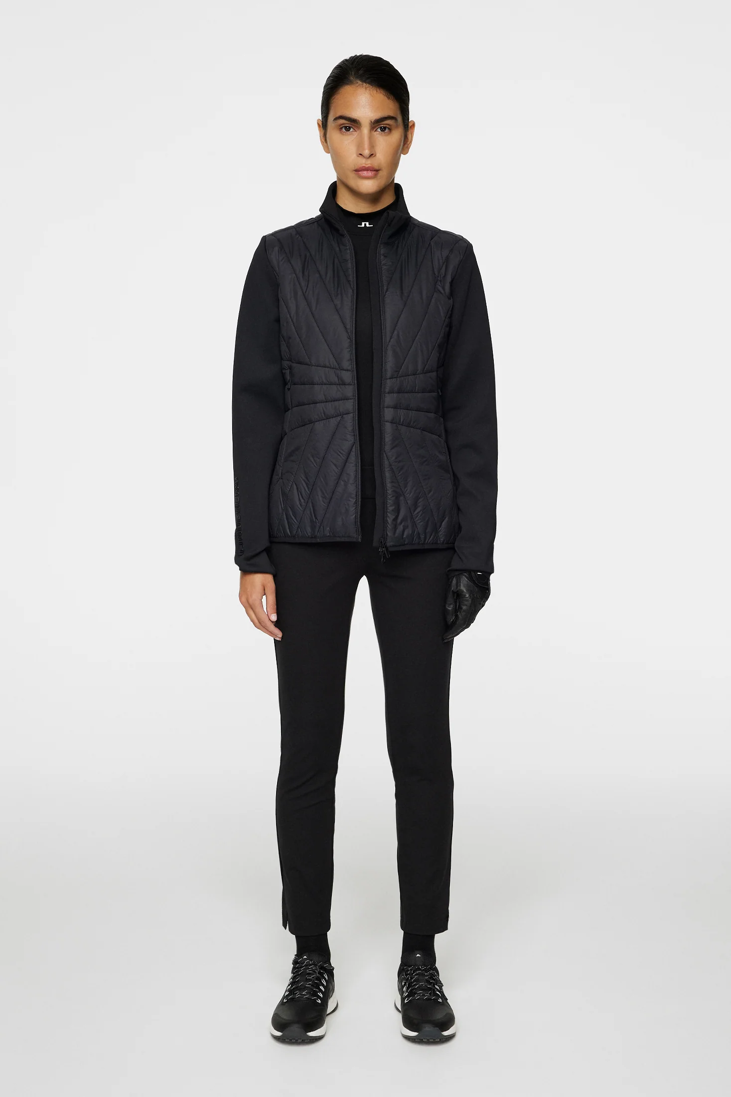 Holma Quilt Hybrid Jacket / Black - Image 5