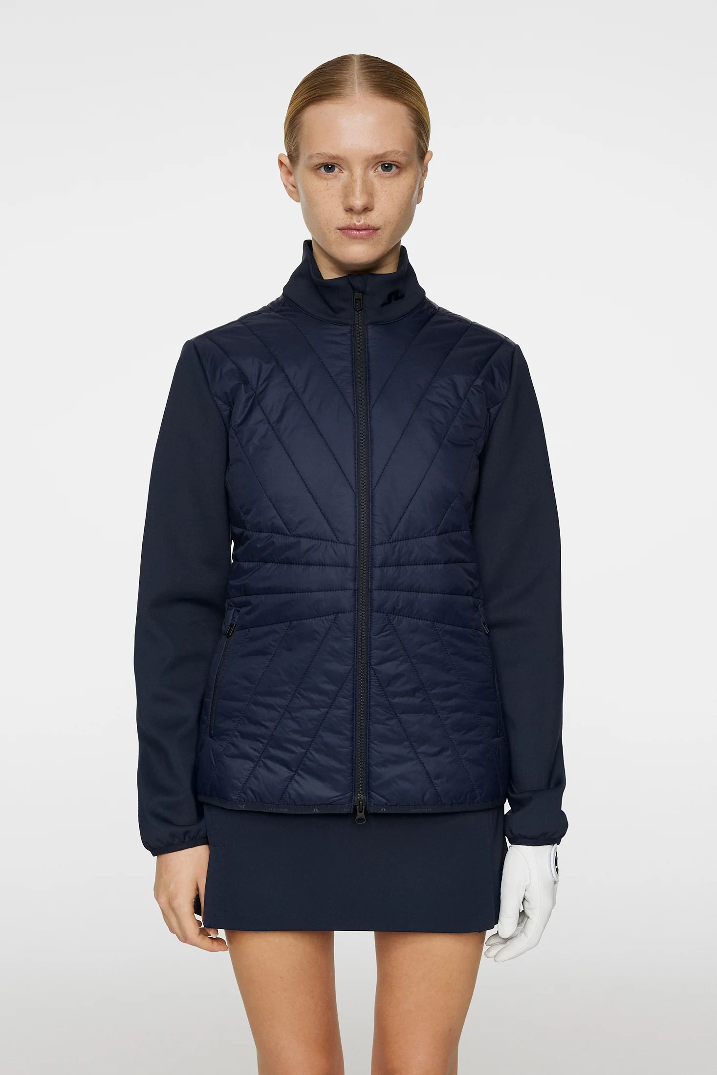 Holma Quilt Hybrid Jacket / JL Navy - Image 3