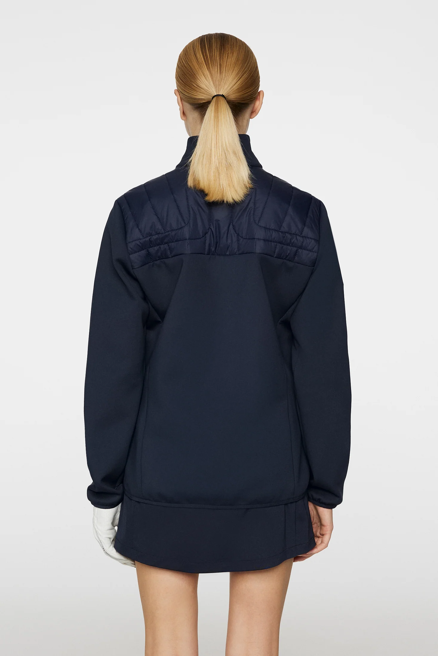 Holma Quilt Hybrid Jacket / JL Navy - Image 4