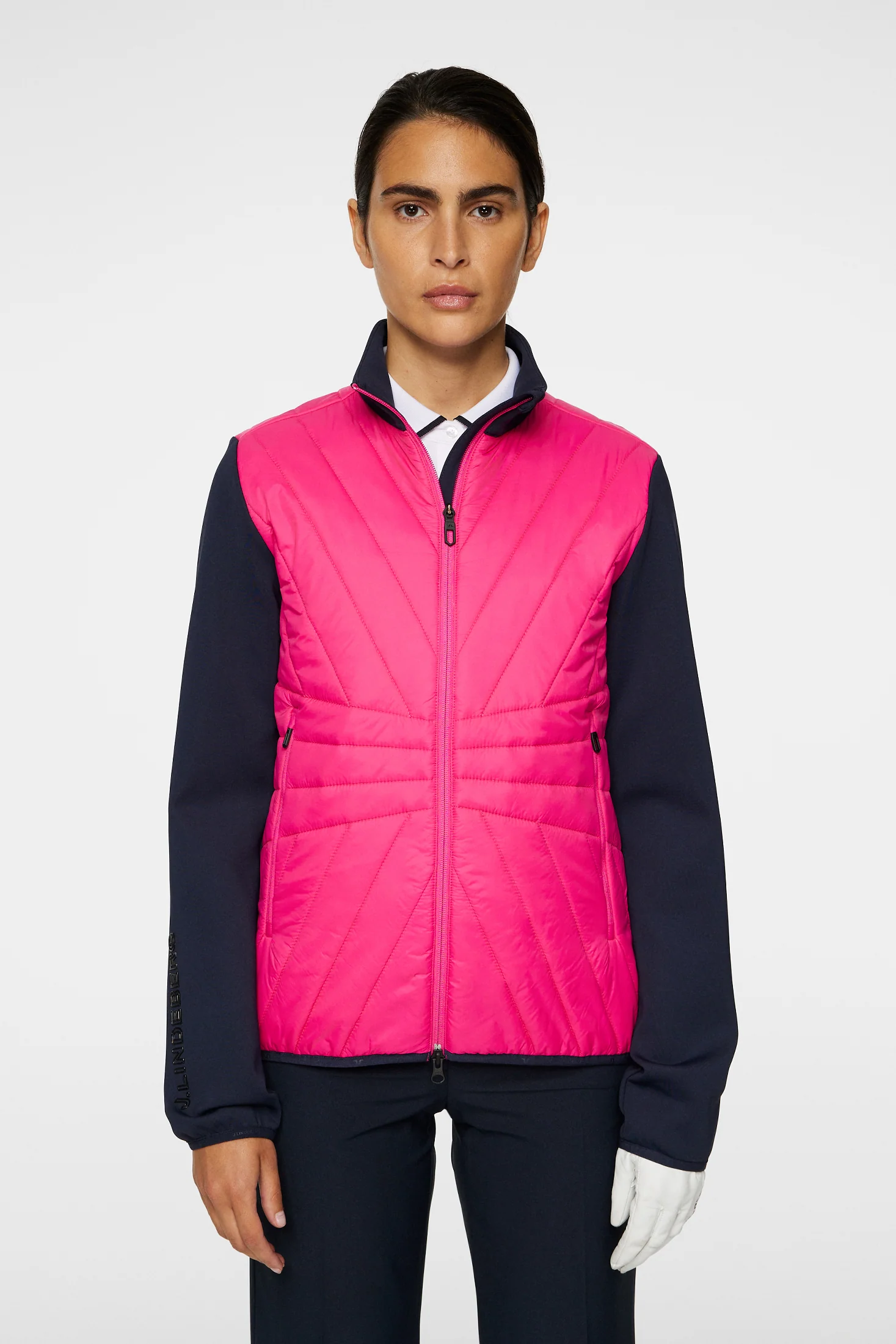 Holma Quilt Hybrid Jacket / Pink Peacock - Image 3
