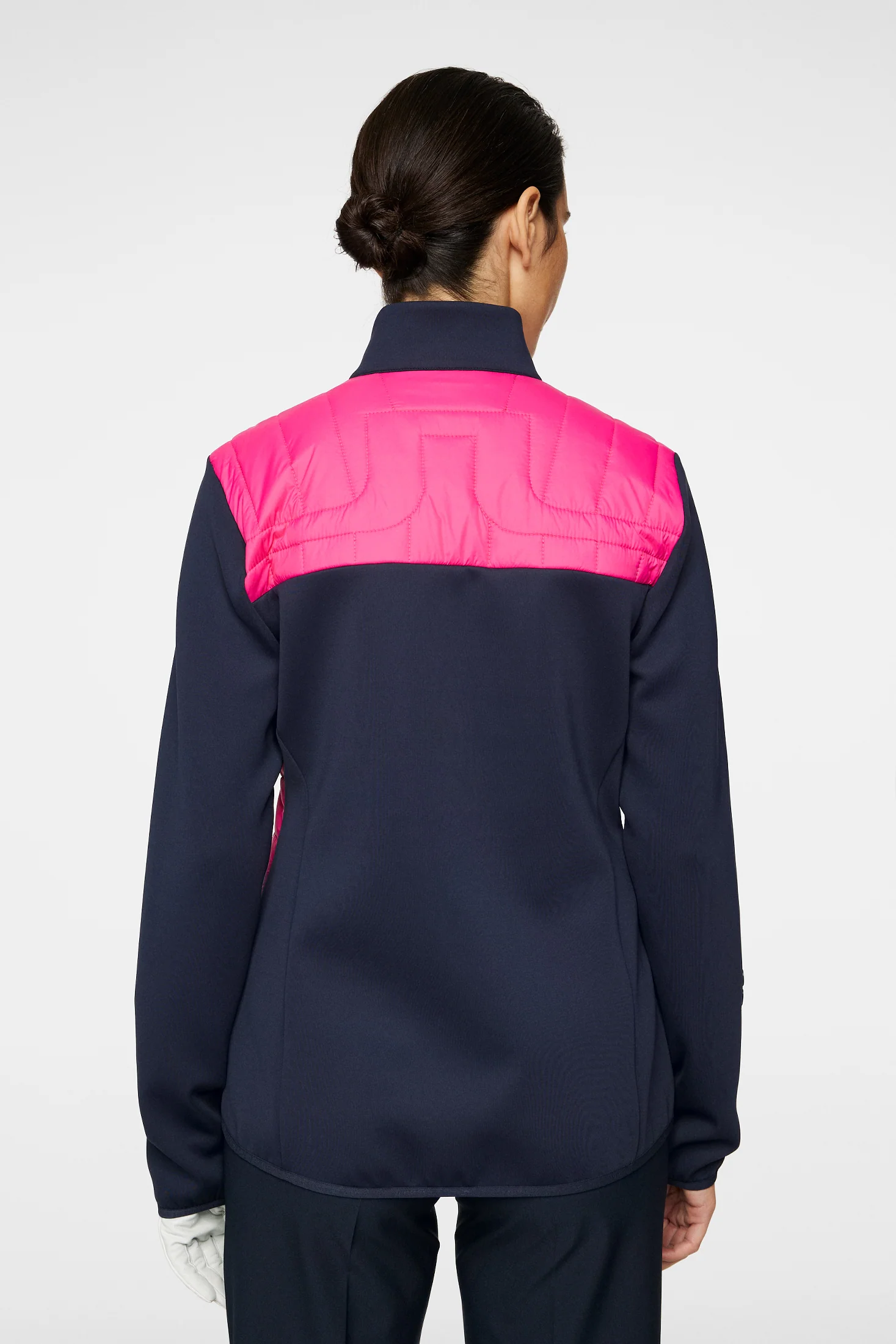 Holma Quilt Hybrid Jacket / Pink Peacock - Image 4