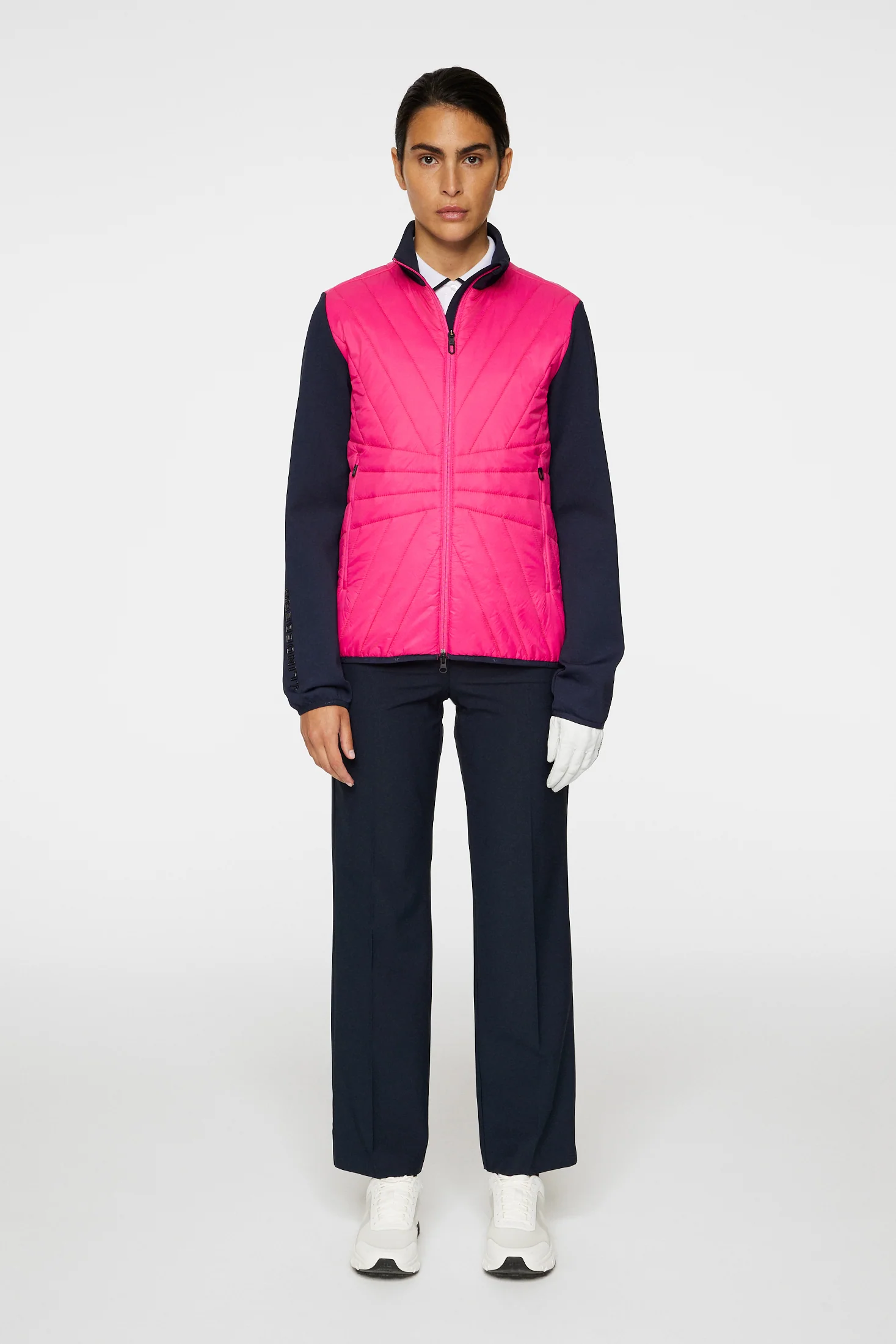 Holma Quilt Hybrid Jacket / Pink Peacock - Image 5