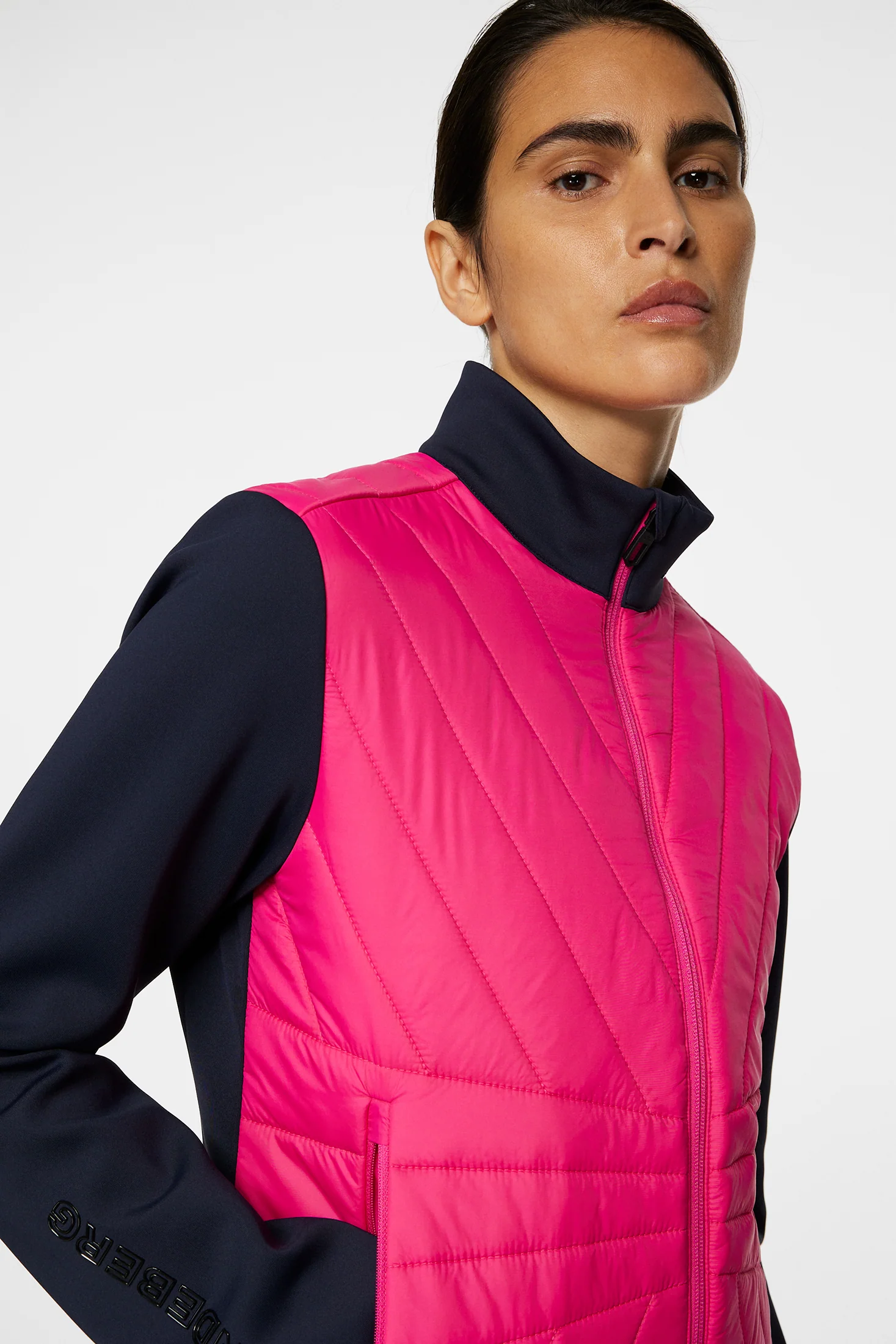 Holma Quilt Hybrid Jacket / Pink Peacock - Image 6