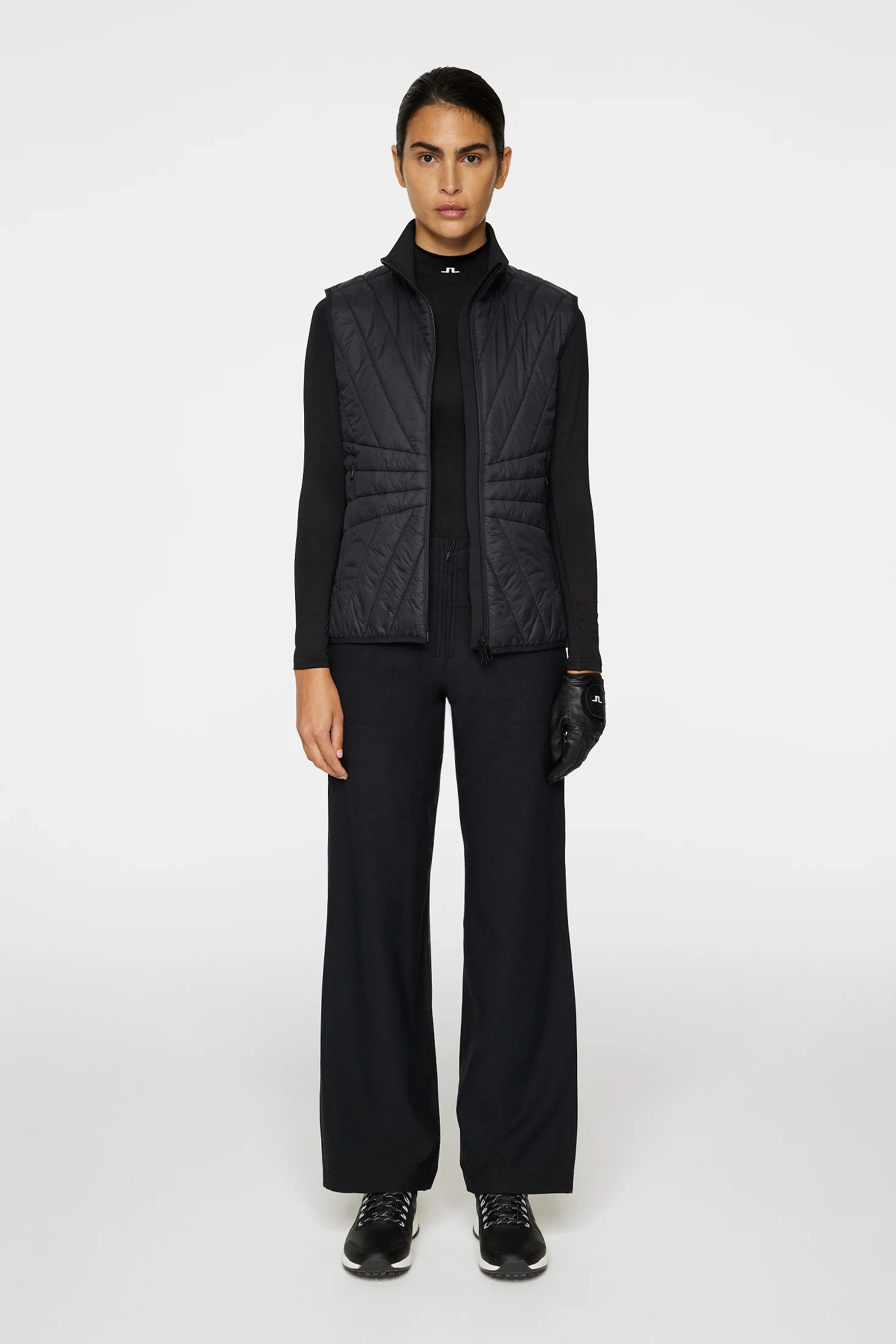 Holma Quilt Hybrid Vest / Black - Image 5