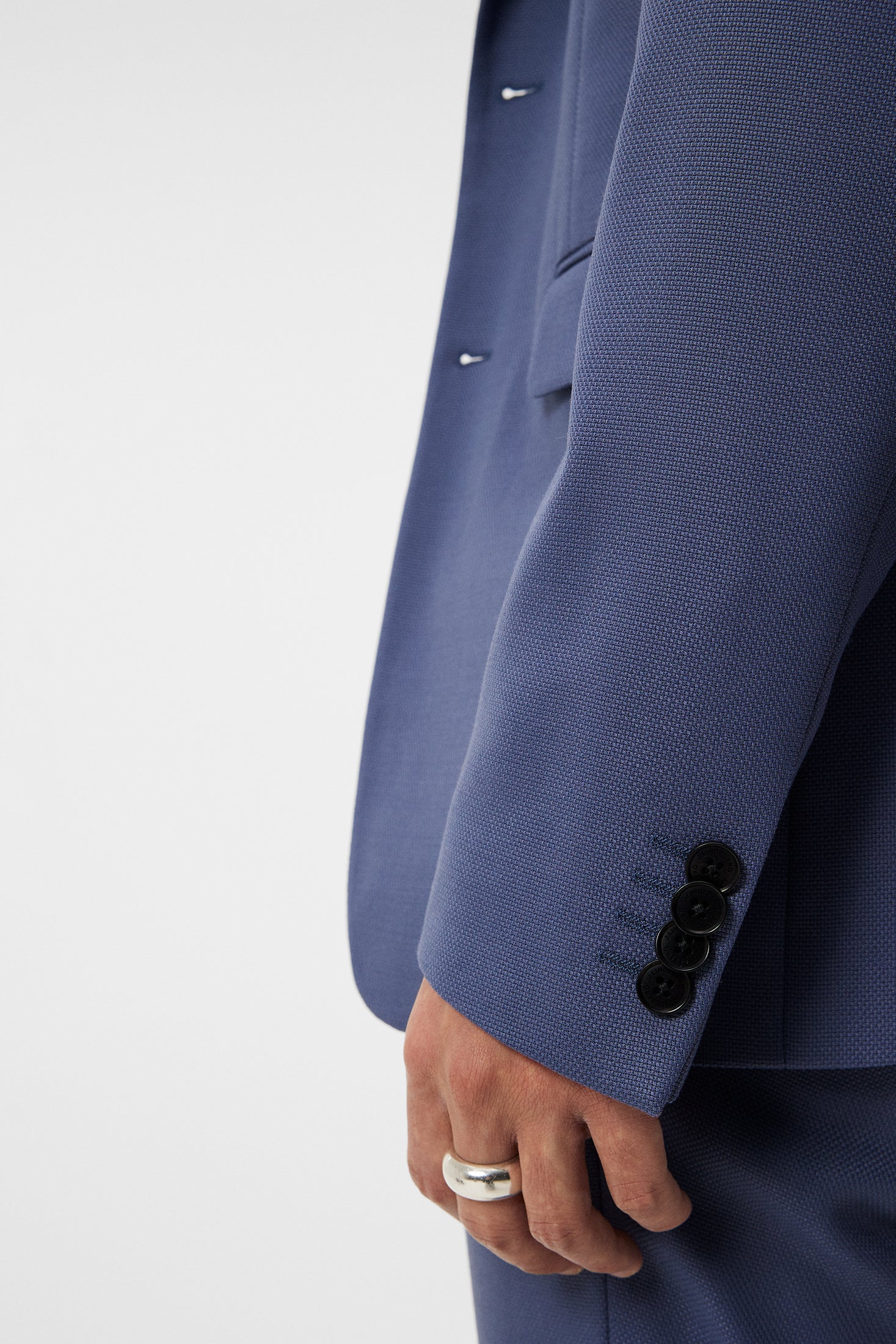 Hopper U Active Hopsack Blazer / Bijou Blue - Image 5
