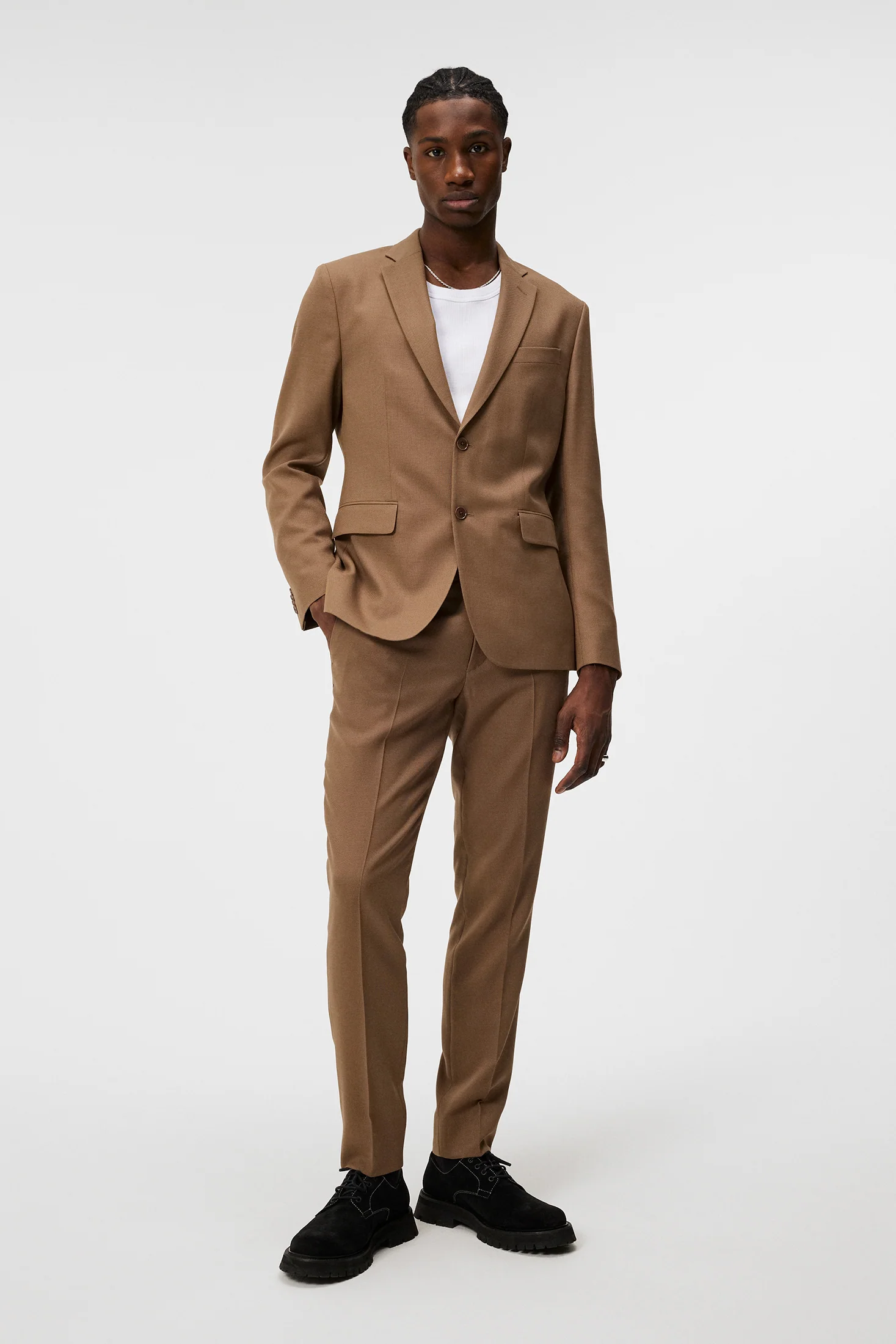 Hopper U Active Hopsack Blazer / Walnut - Image 4