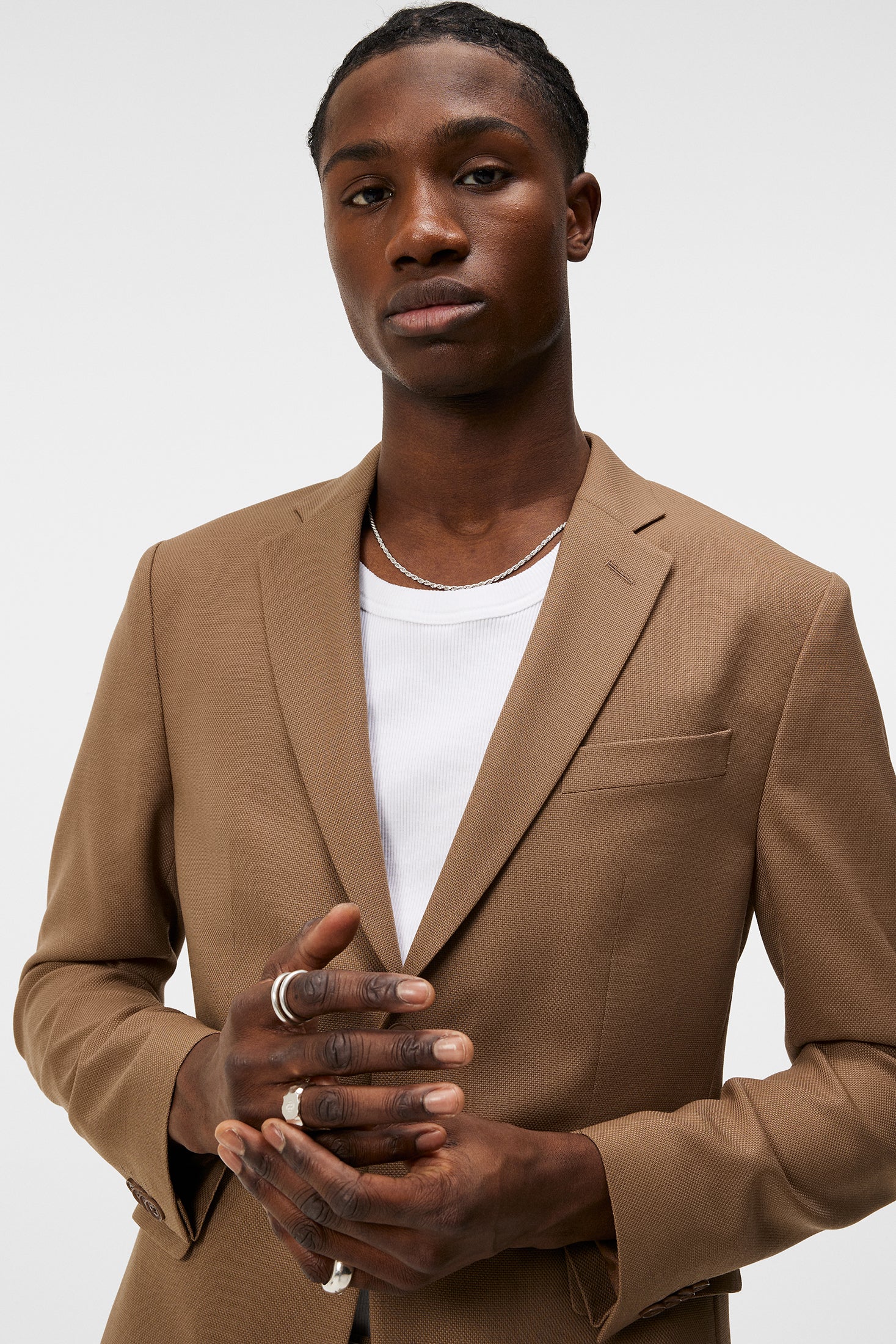 Hopper U Active Hopsack Blazer / Walnut - Image 5
