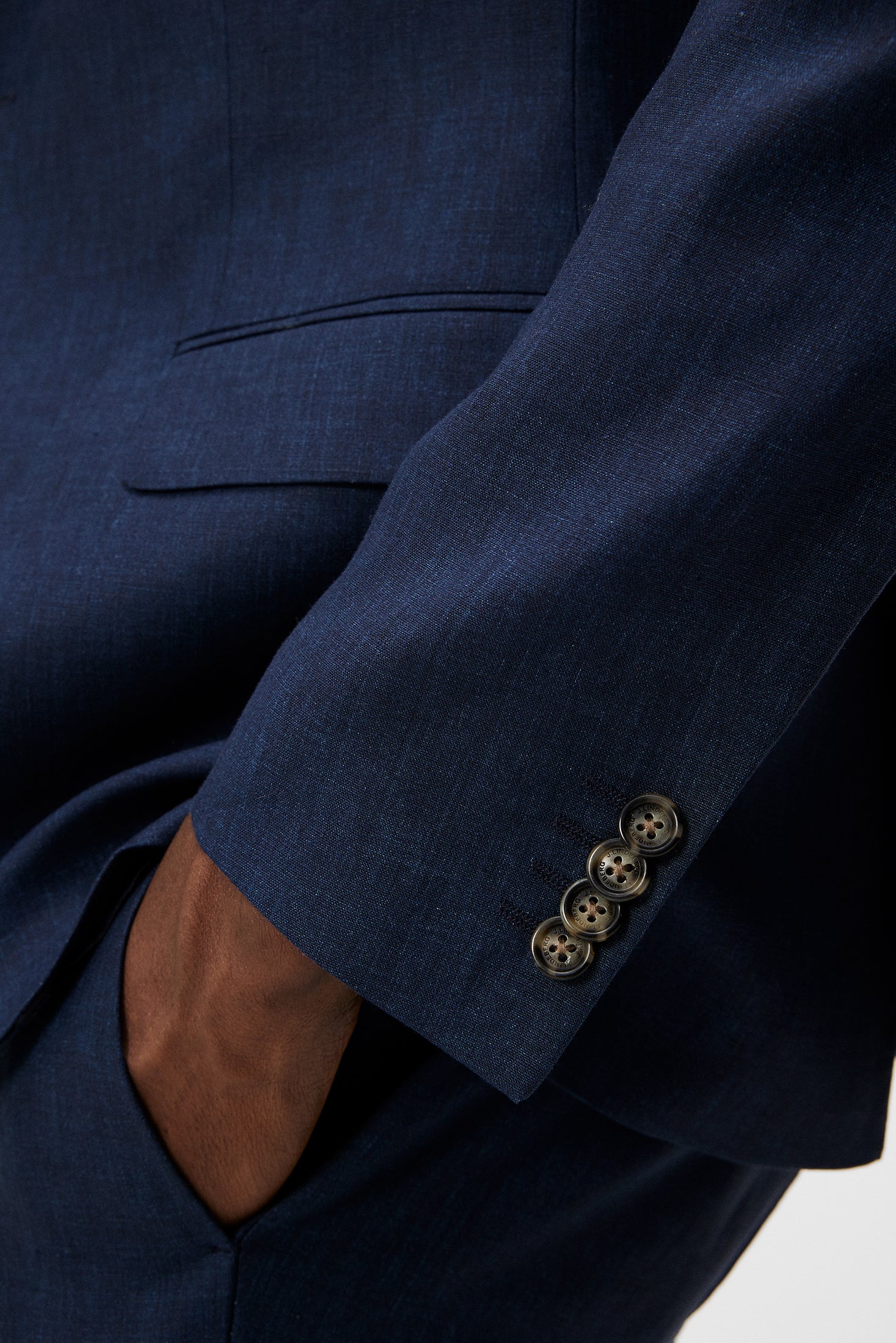 Hopper U Super Linen Blazer / JL Navy - Image 6