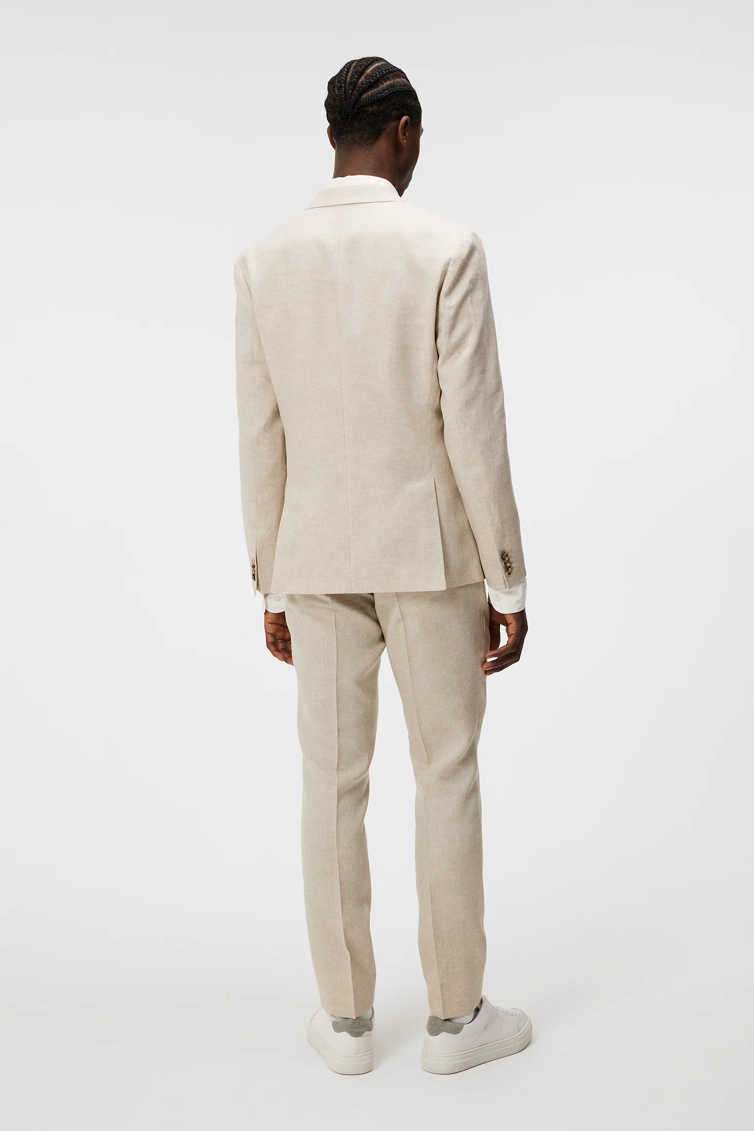 Hopper U Super Linen Blazer / Moonbeam - Image 3