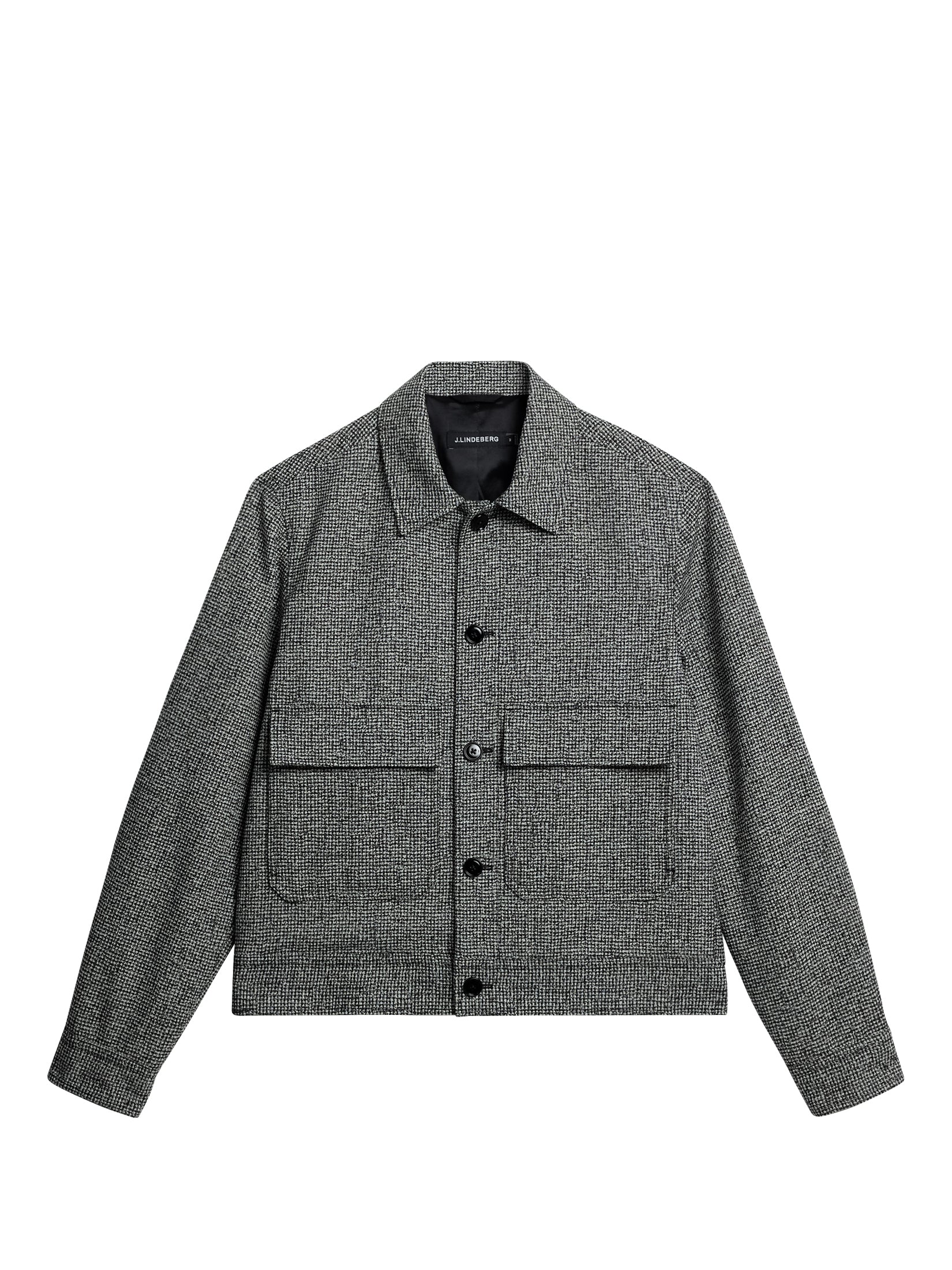 Housten 2 Tone Overshirt / Black
