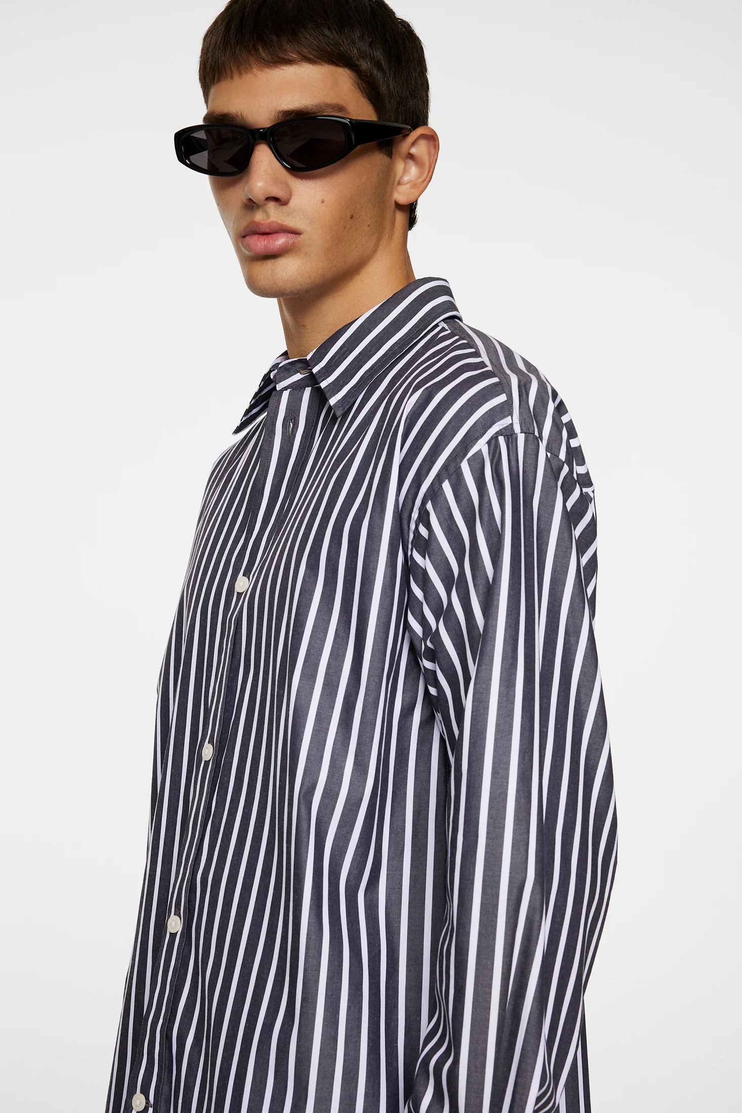 Howard Bold YD Stripe Shirt / Black - Image 5