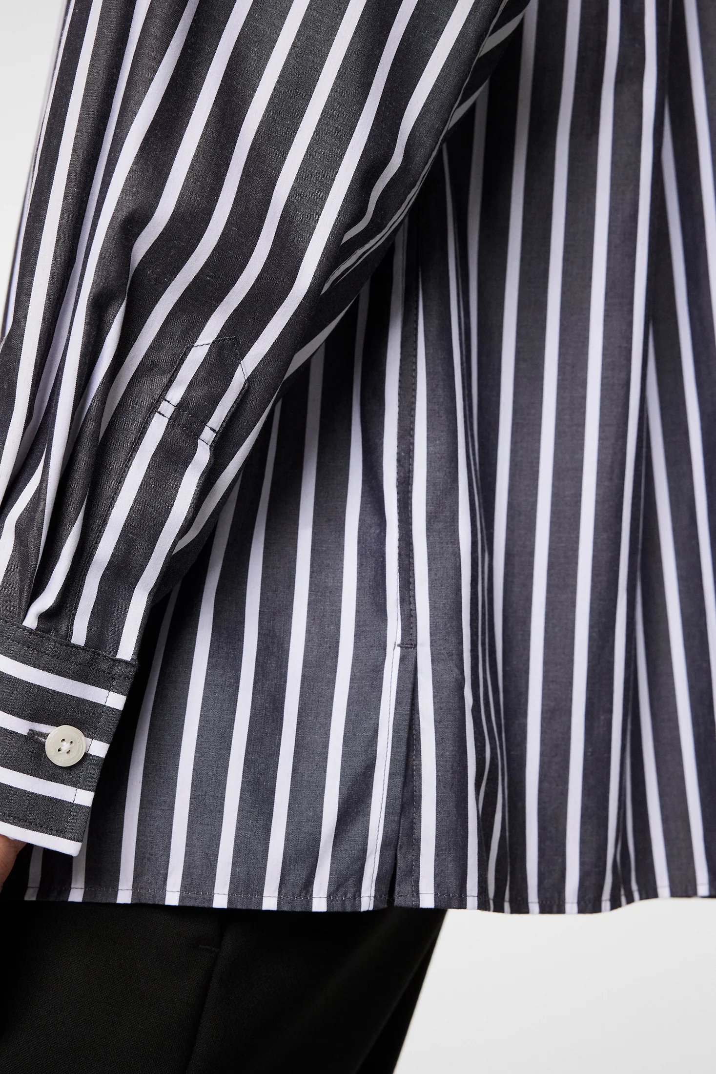 Howard Bold YD Stripe Shirt / Black - Image 6