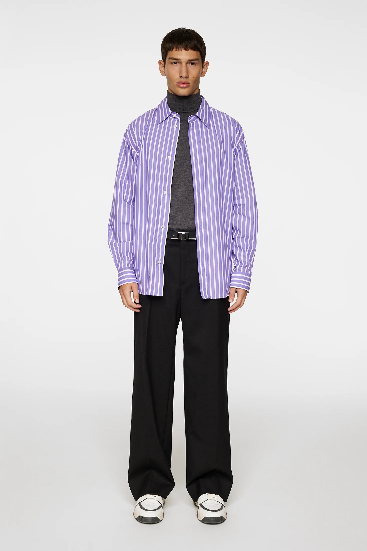 Howard Bold YD Stripe Shirt / Bougainvillea - Image 4