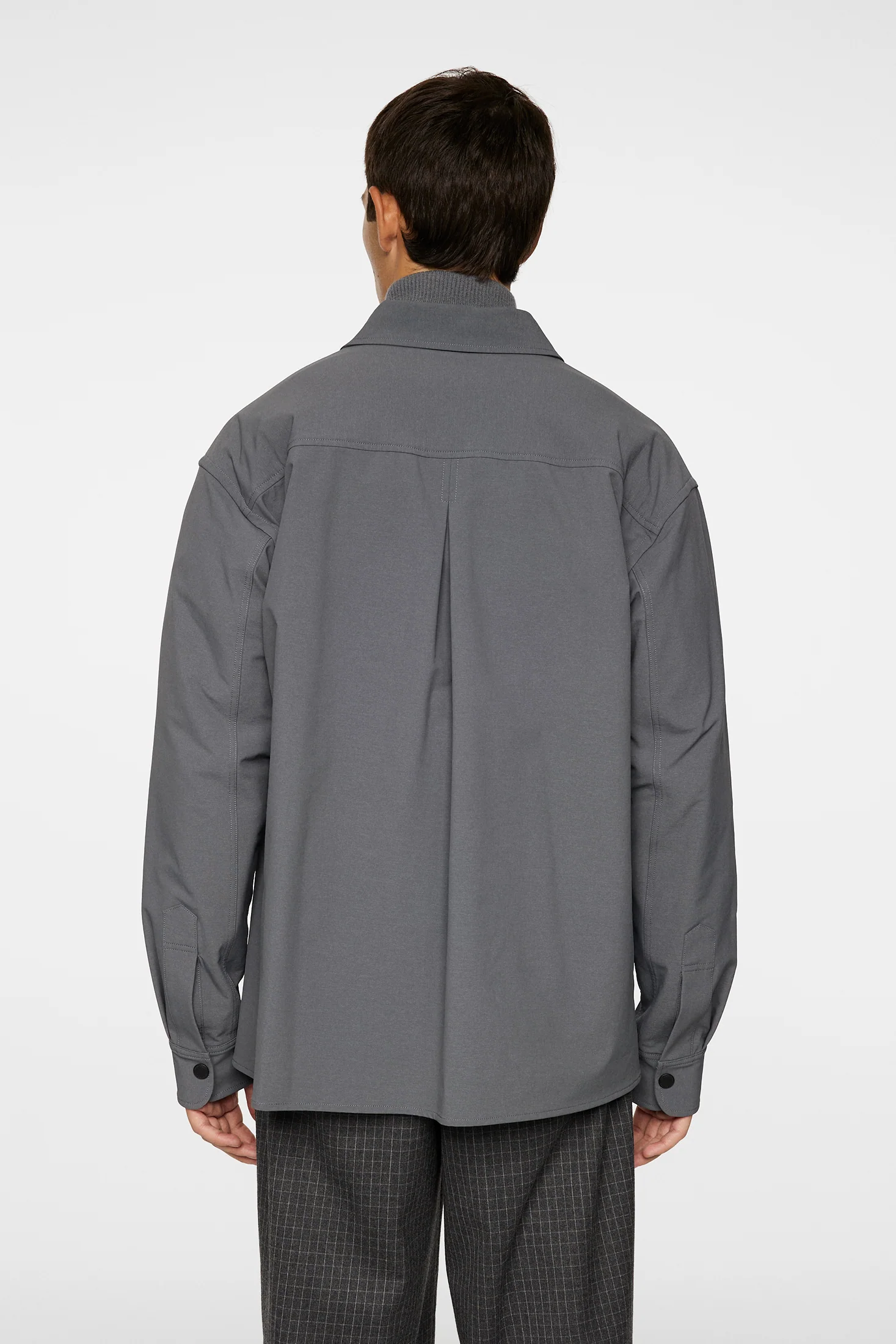 Howard Tech Fleece Overshirt / Lava Smoke - Image 4