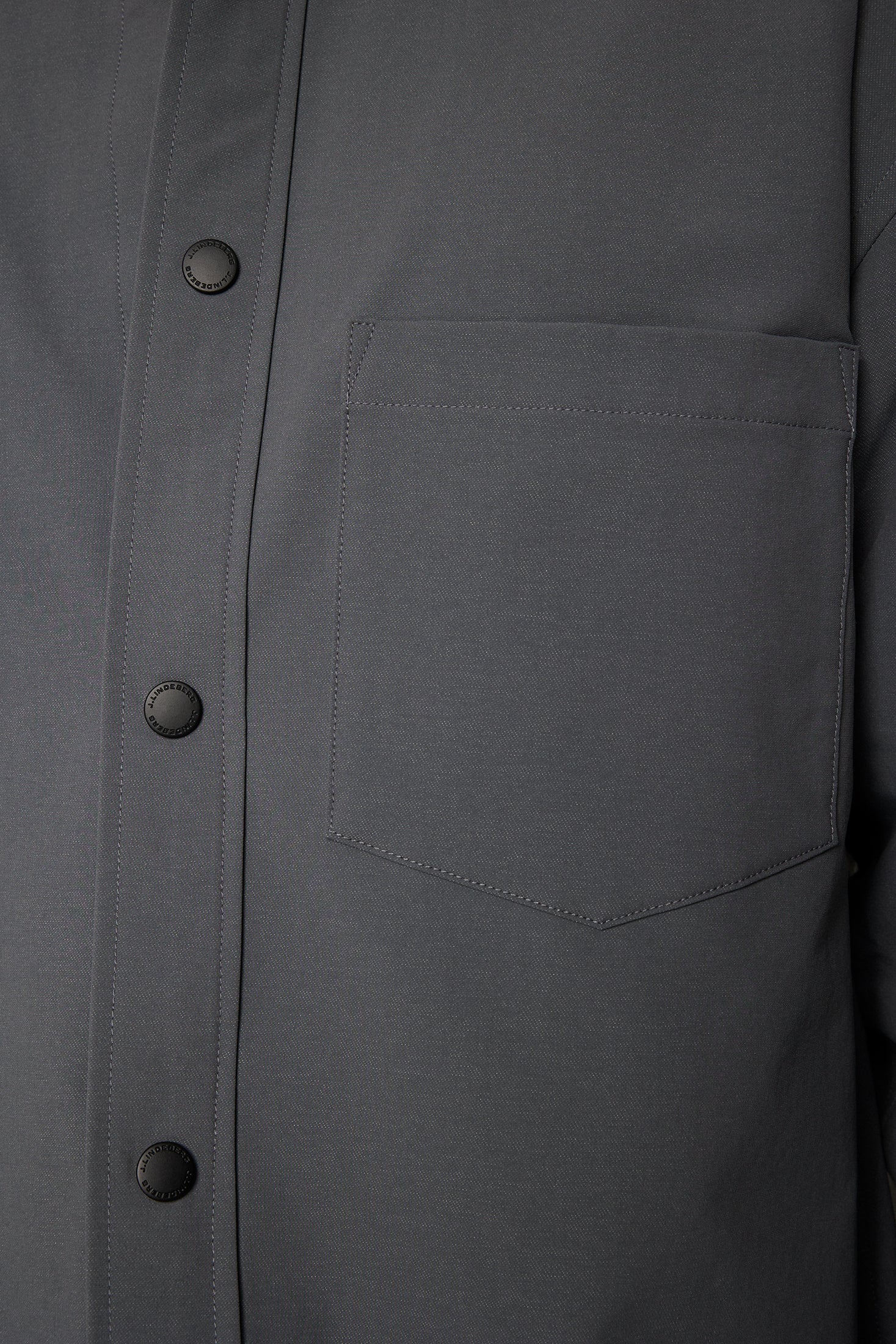 Howard Tech Fleece Overshirt / Lava Smoke - Image 7