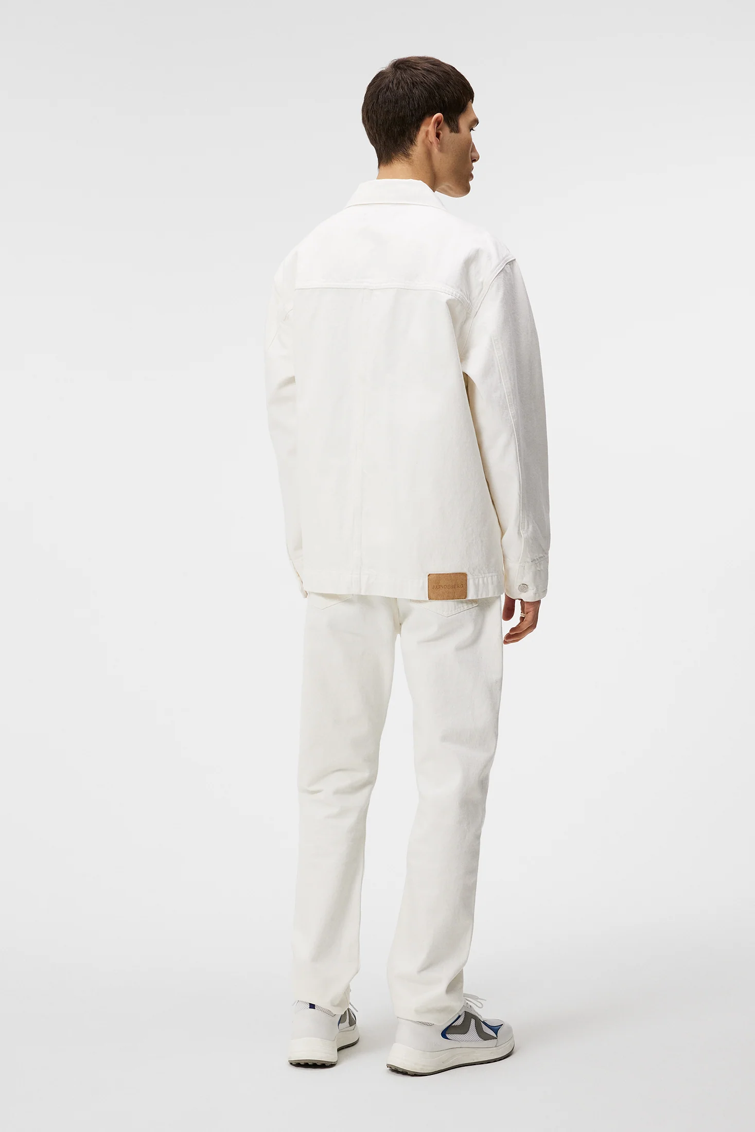 Hunt Ecru Denim Overshirt / Cloud White - Image 3