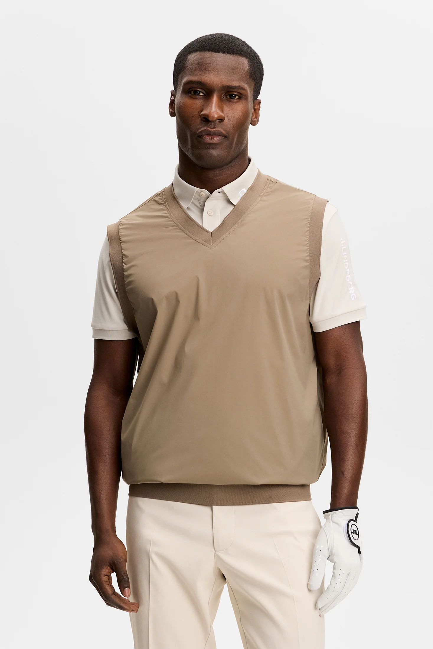 Hybrid Vest Windbreaker / Brindle - Image 2