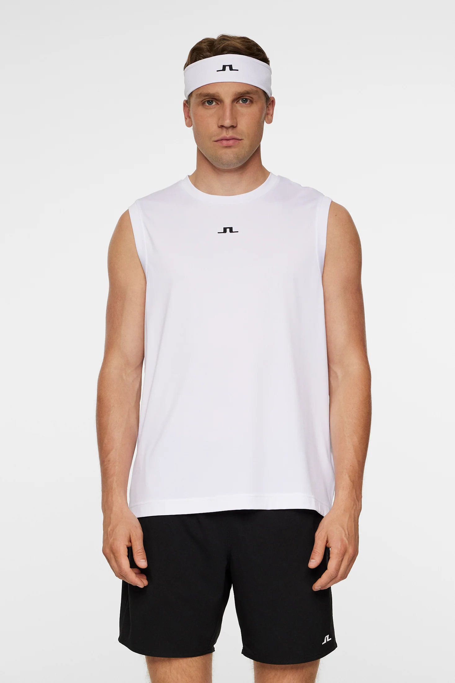 Jack Sleeveless Tee / White - Image 2