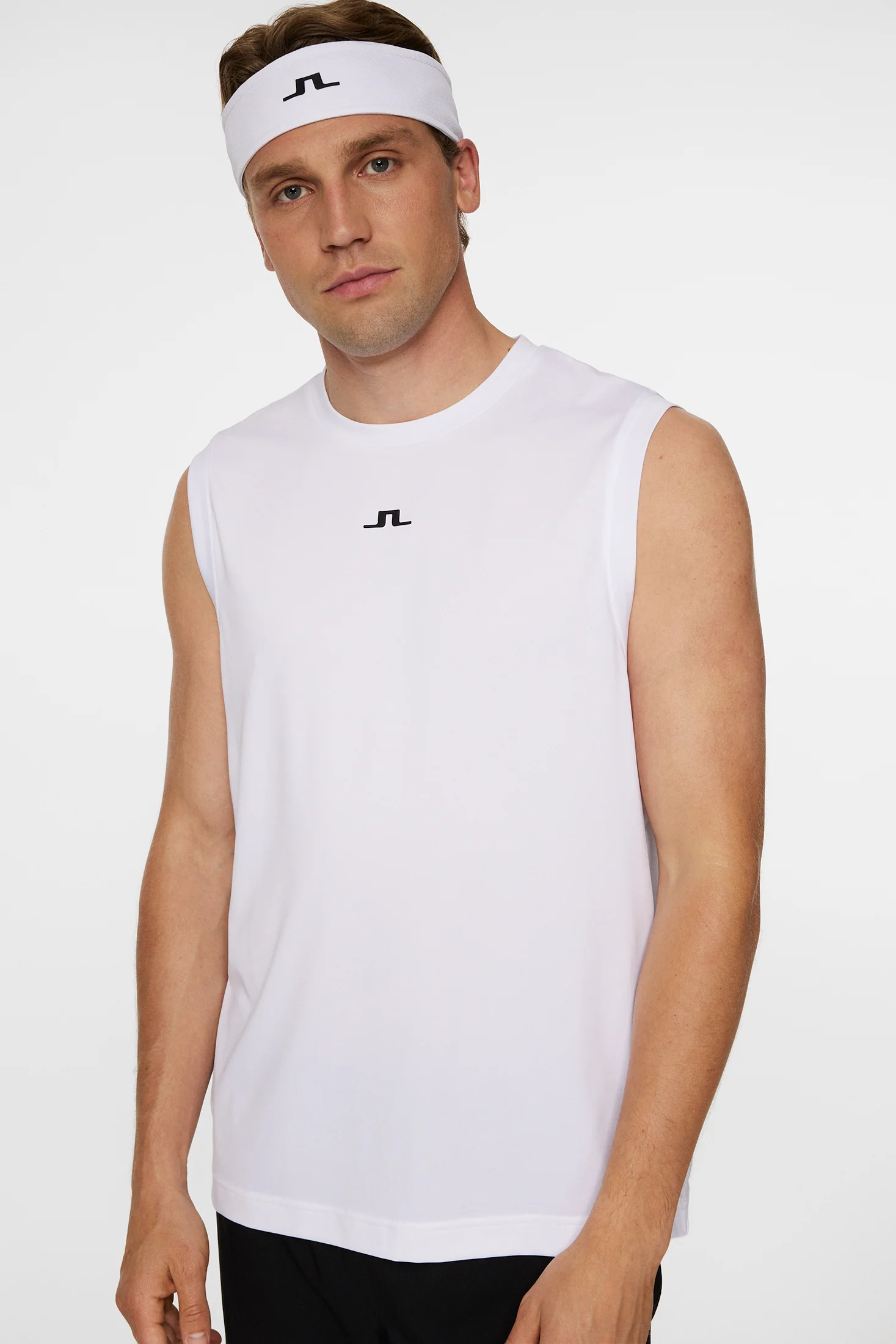 Jack Sleeveless Tee / White - Image 5