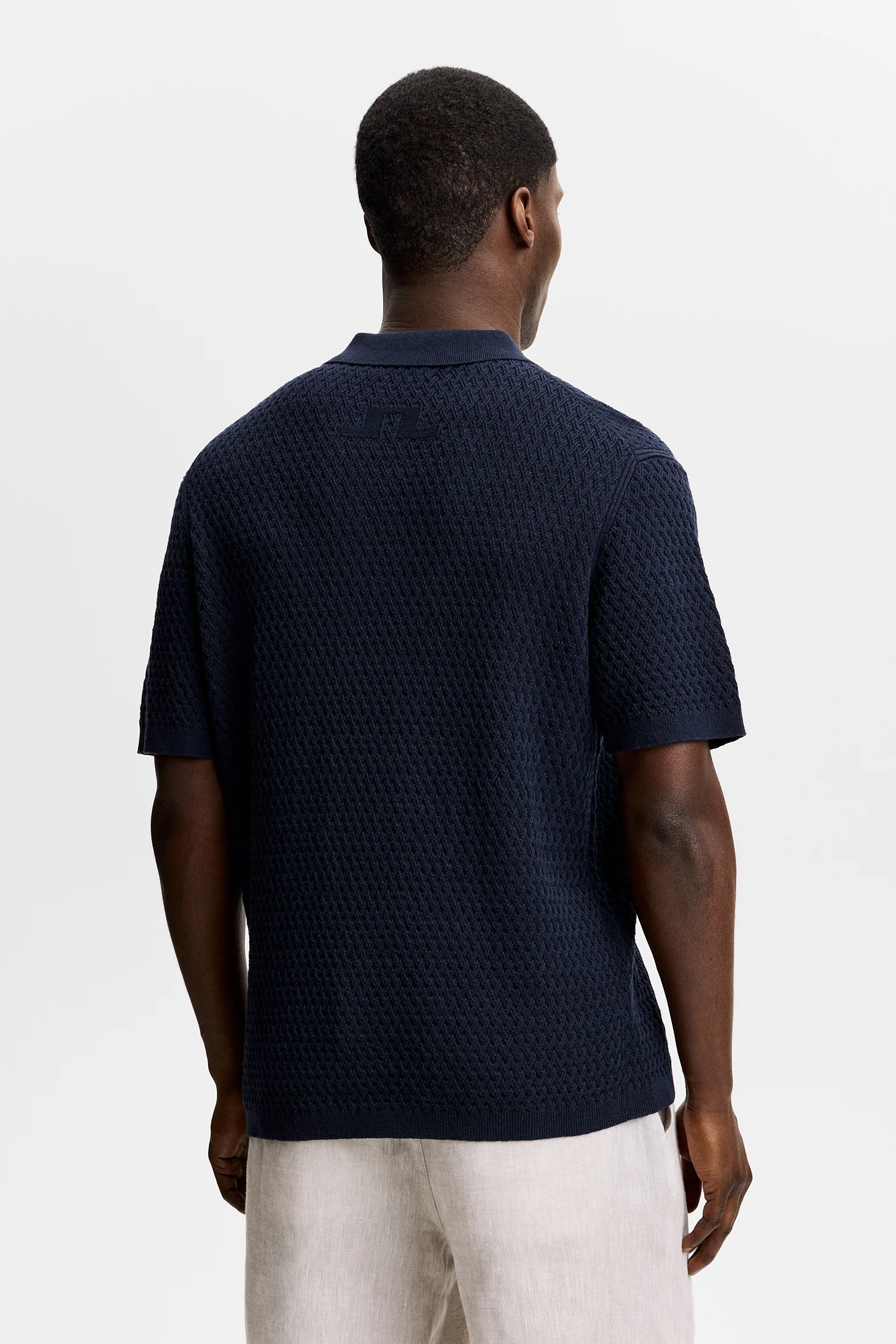 Jacques Structure Knit Polo / JL Navy - Image 3