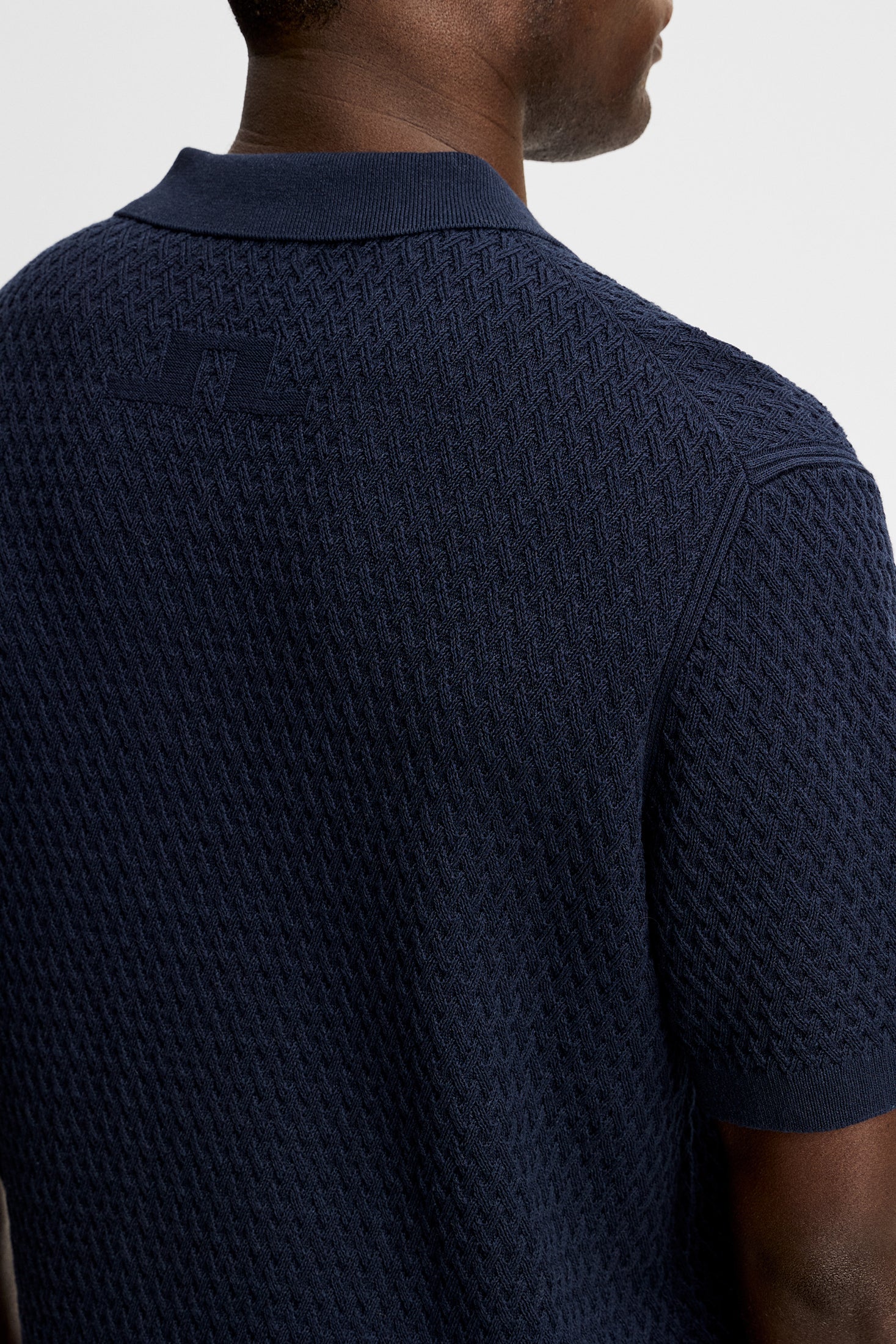 Jacques Structure Knit Polo / JL Navy - Image 6