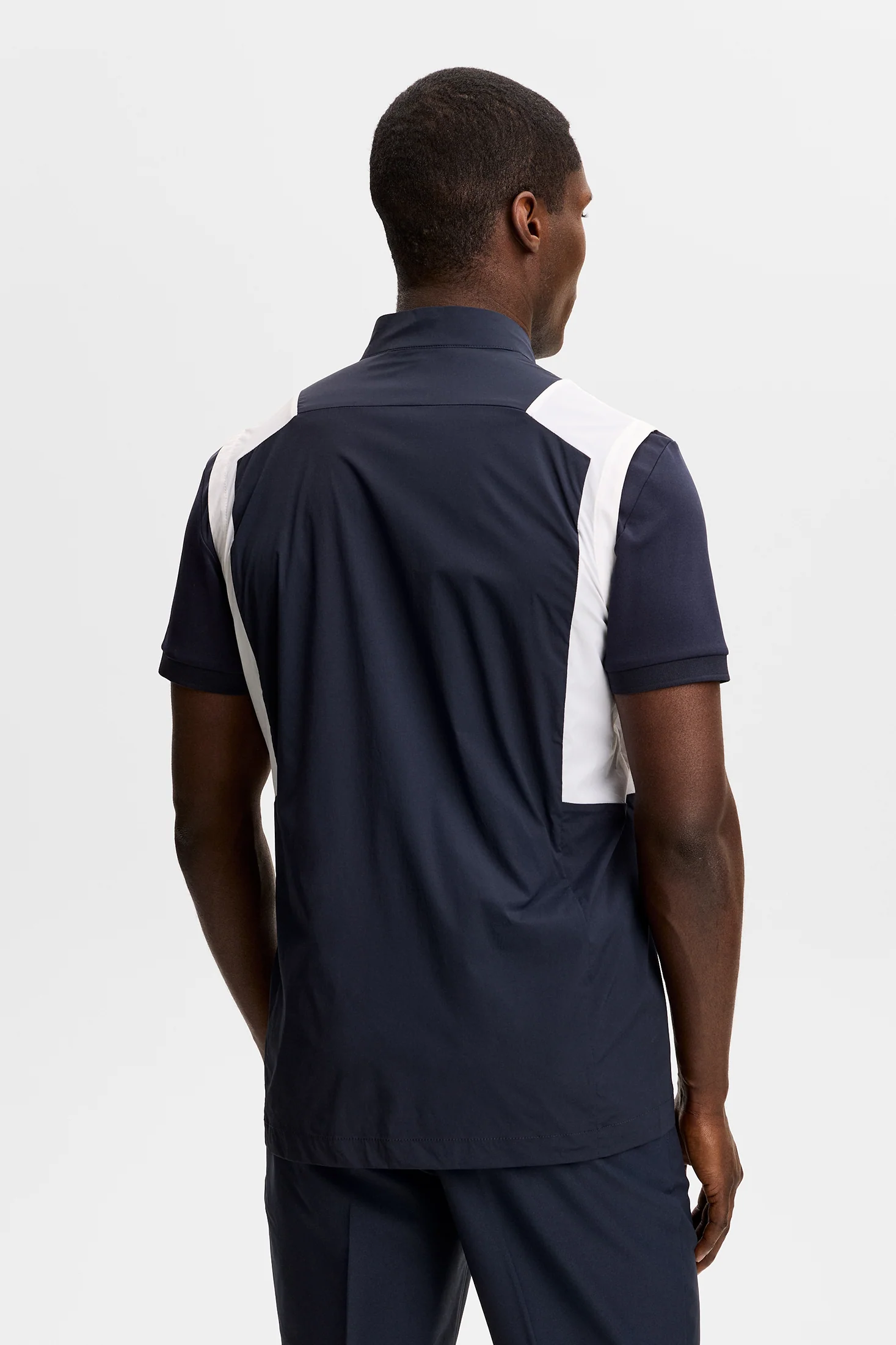 Jacs Zip Packable Vest / JL Navy - Image 3