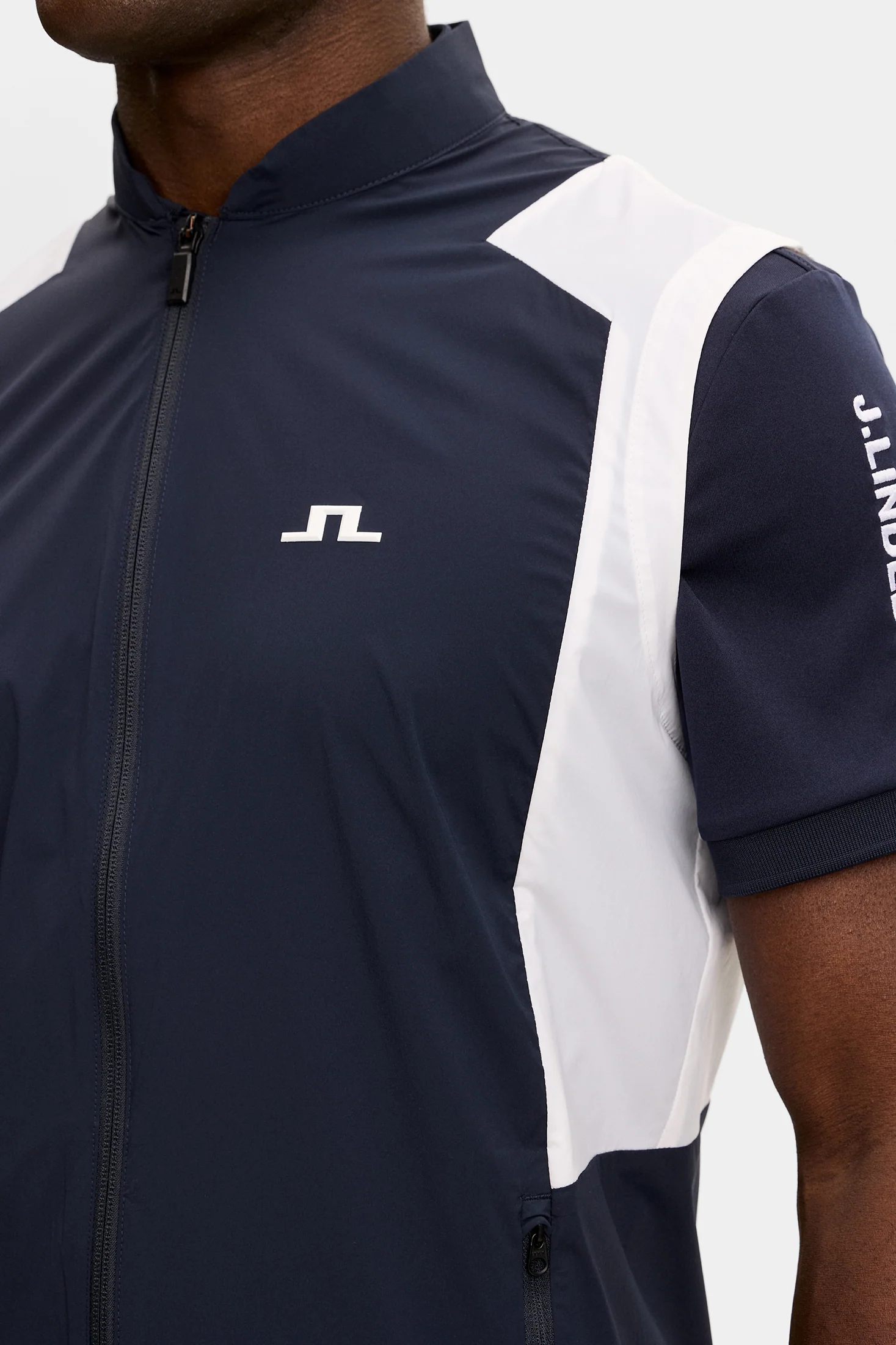 Jacs Zip Packable Vest / JL Navy - Image 5