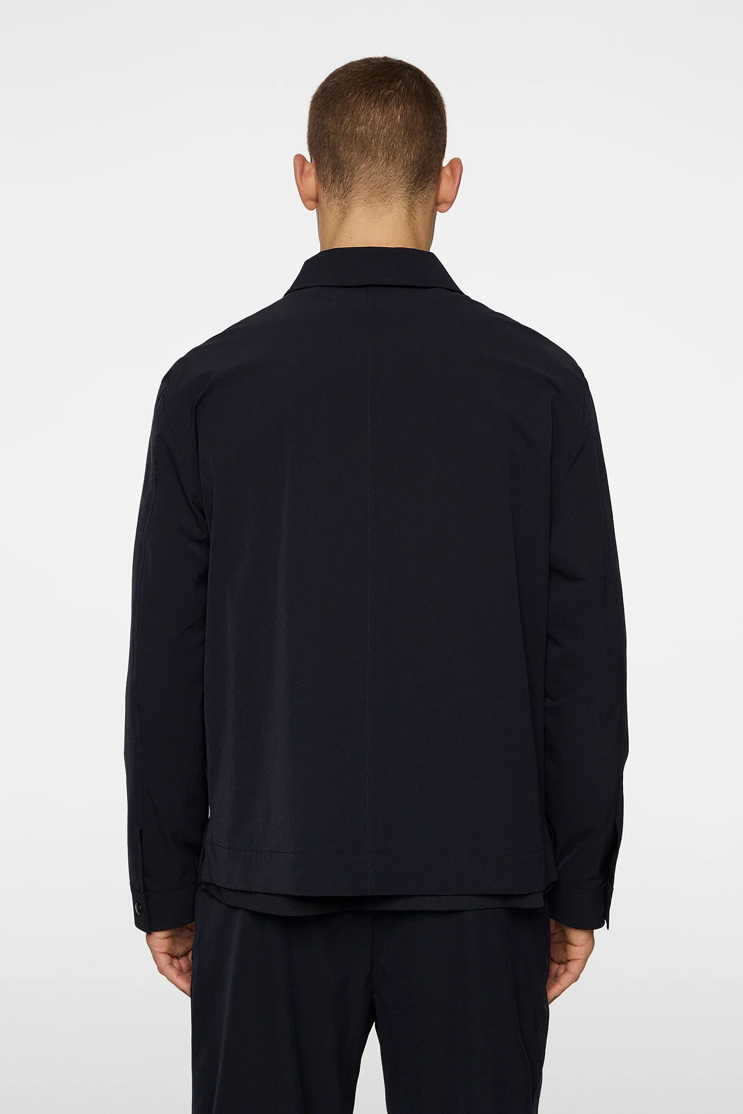 Jake Zipped Overshirt / JL Navy - Image 4