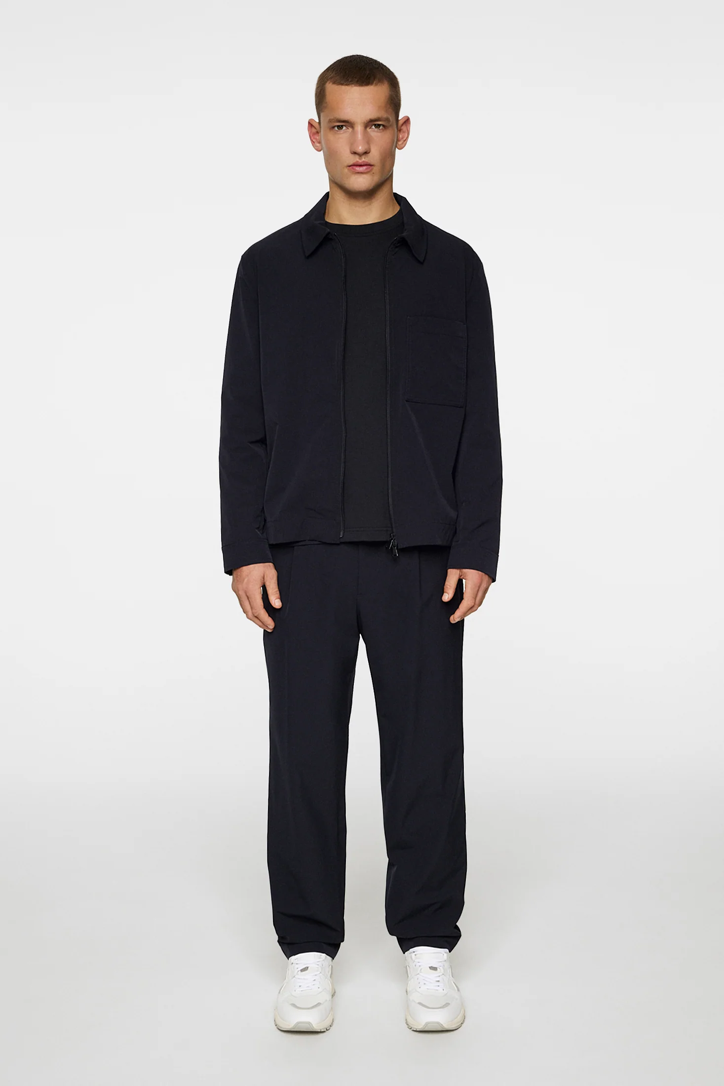 Jake Zipped Overshirt / JL Navy - Image 5