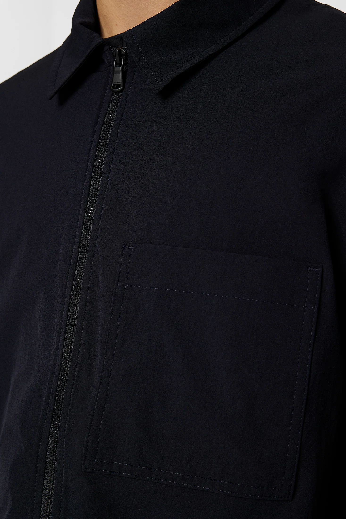 Jake Zipped Overshirt / JL Navy - Image 7