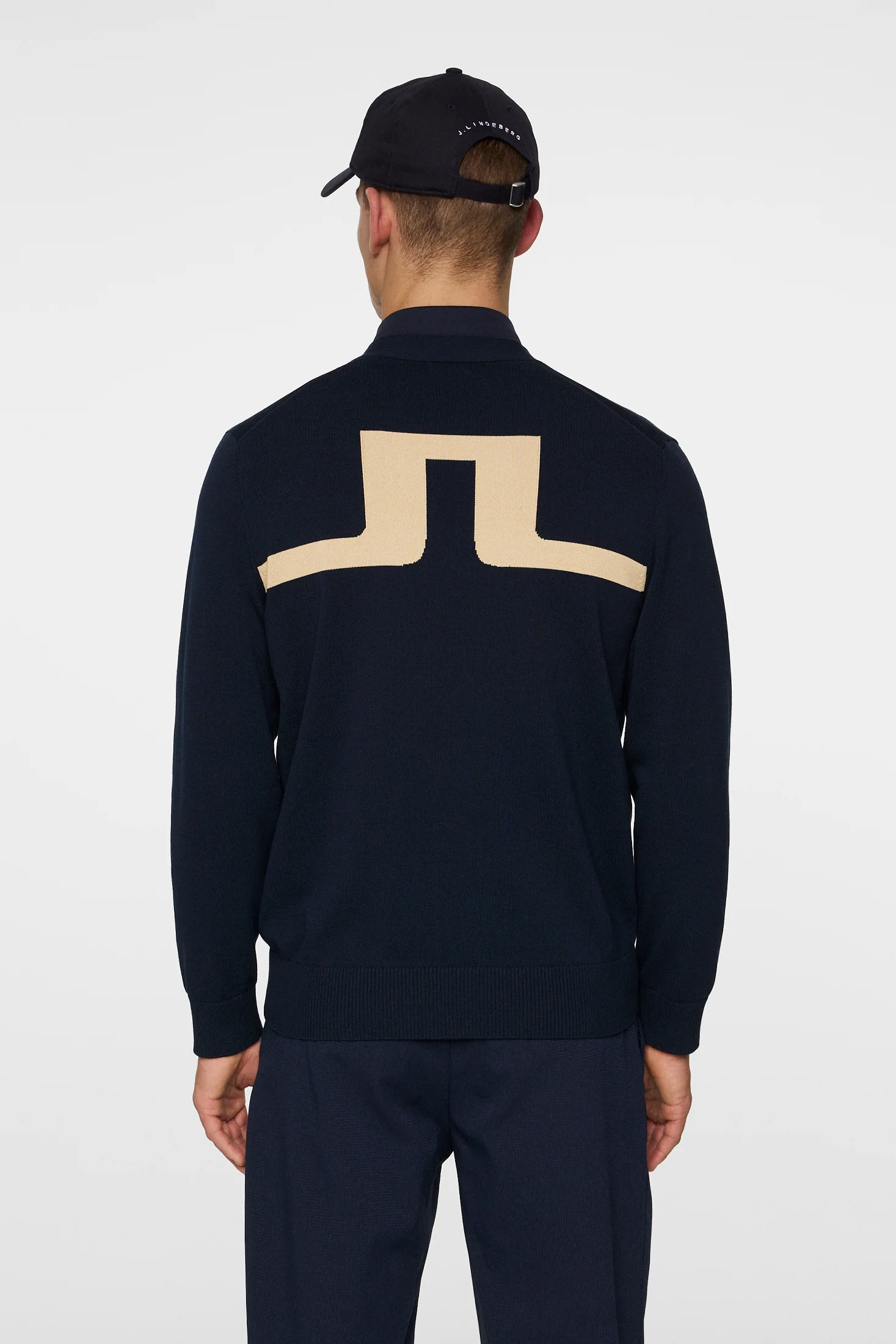 Jarred Knitted Cardigan / JL Navy - Image 4