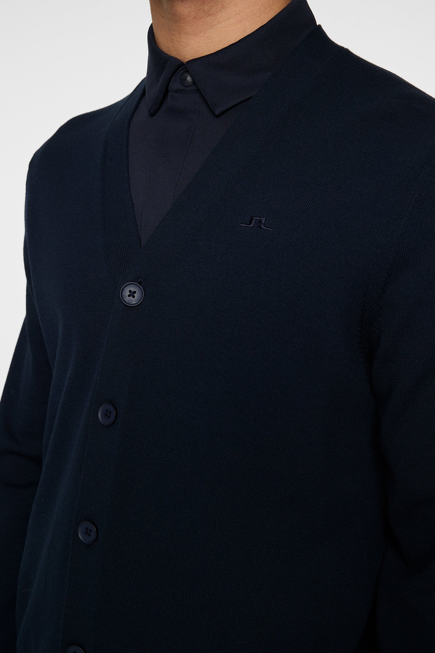 Jarred Knitted Cardigan / JL Navy - Image 7