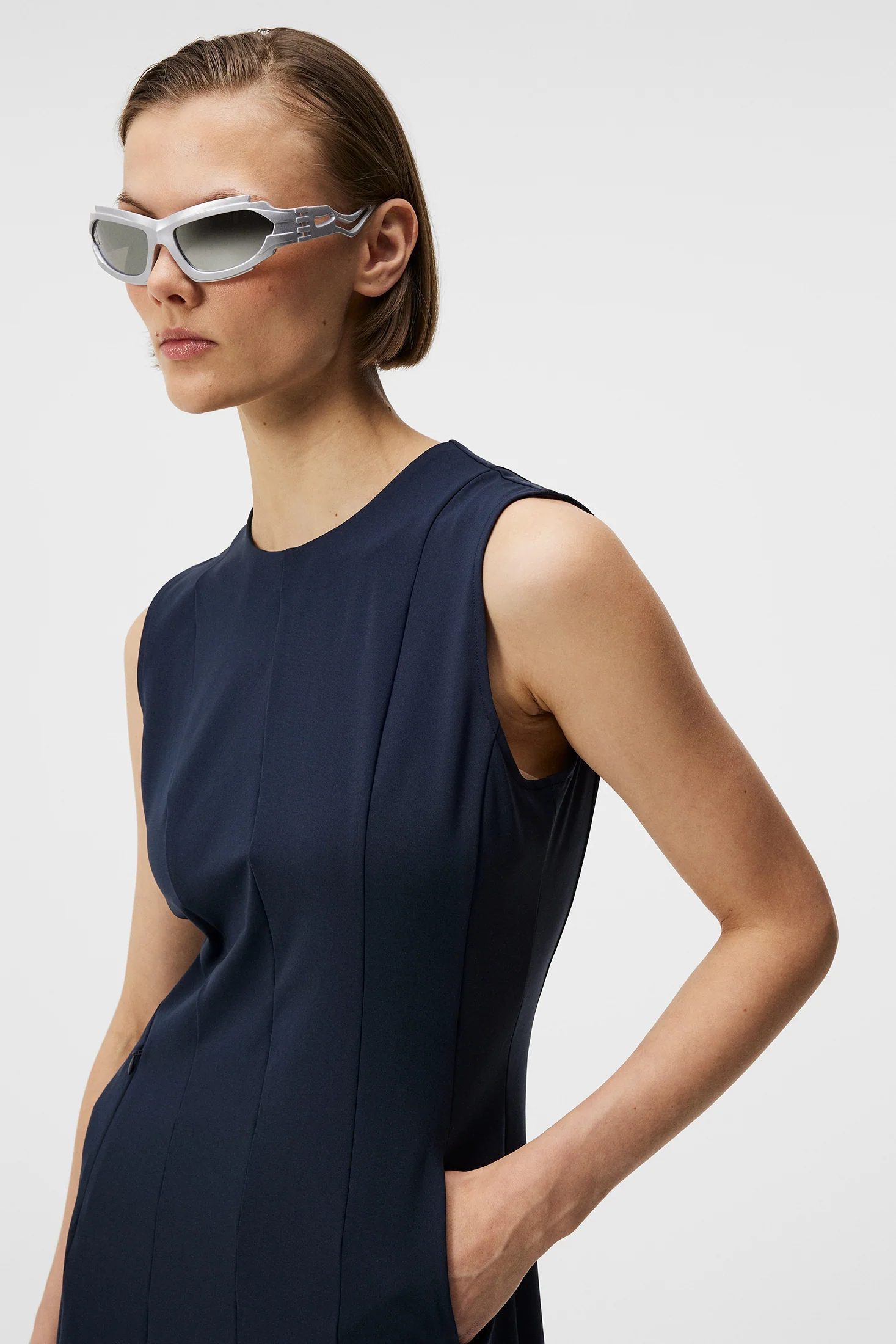 Jasmin Dress / JL Navy - Image 5