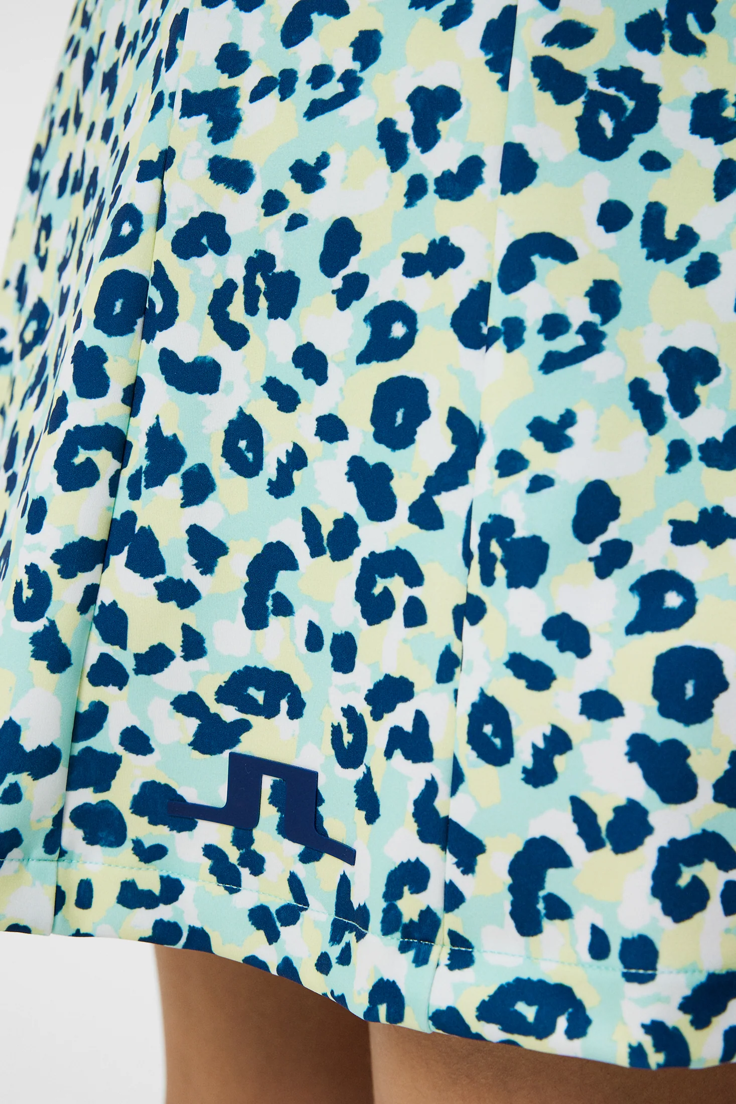 Jasmin Print Dress / Leopard Aruba Blue - Image 6