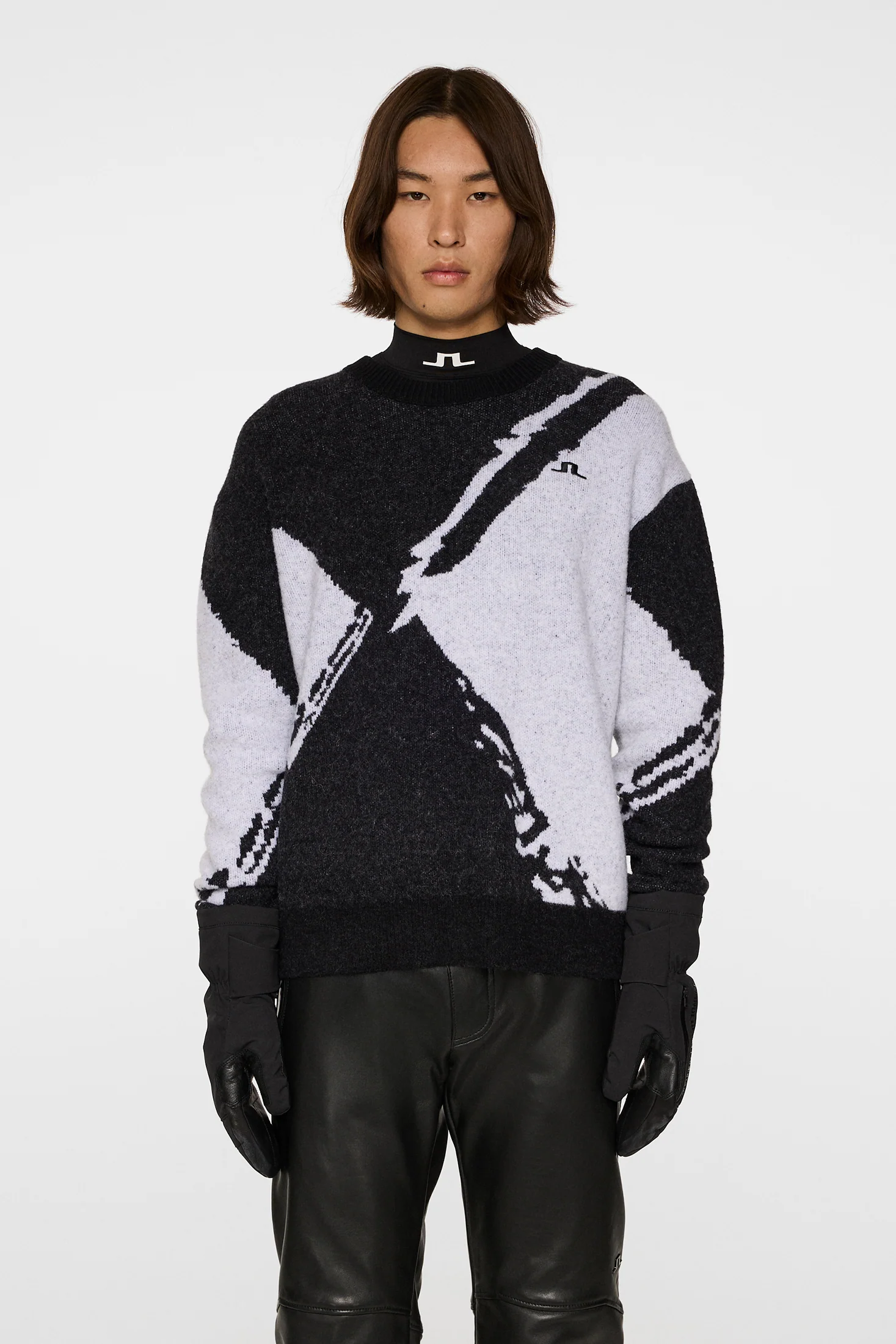 Jaxton Knitted Sweater / Black - Image 3