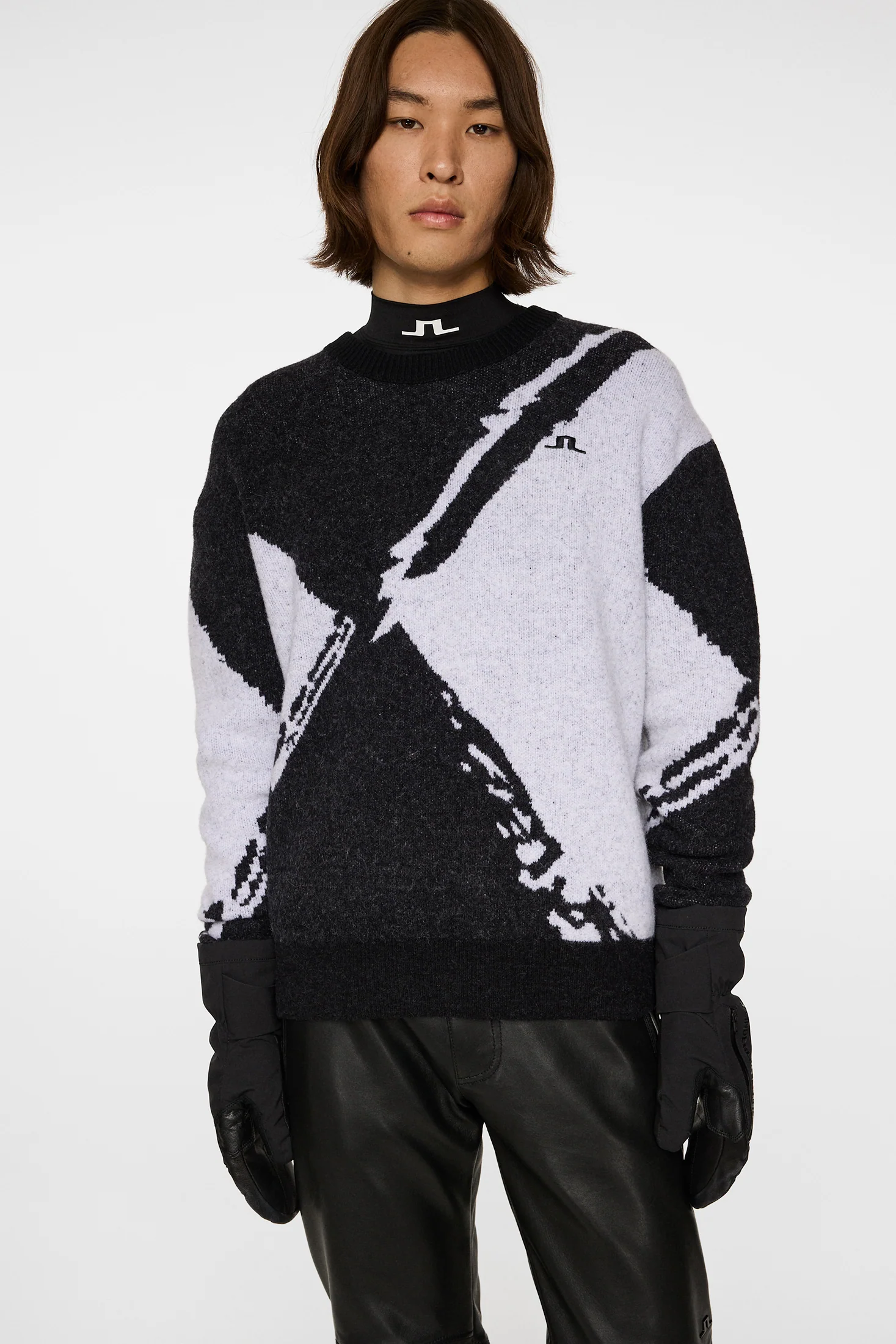 Jaxton Knitted Sweater / Black - Image 6