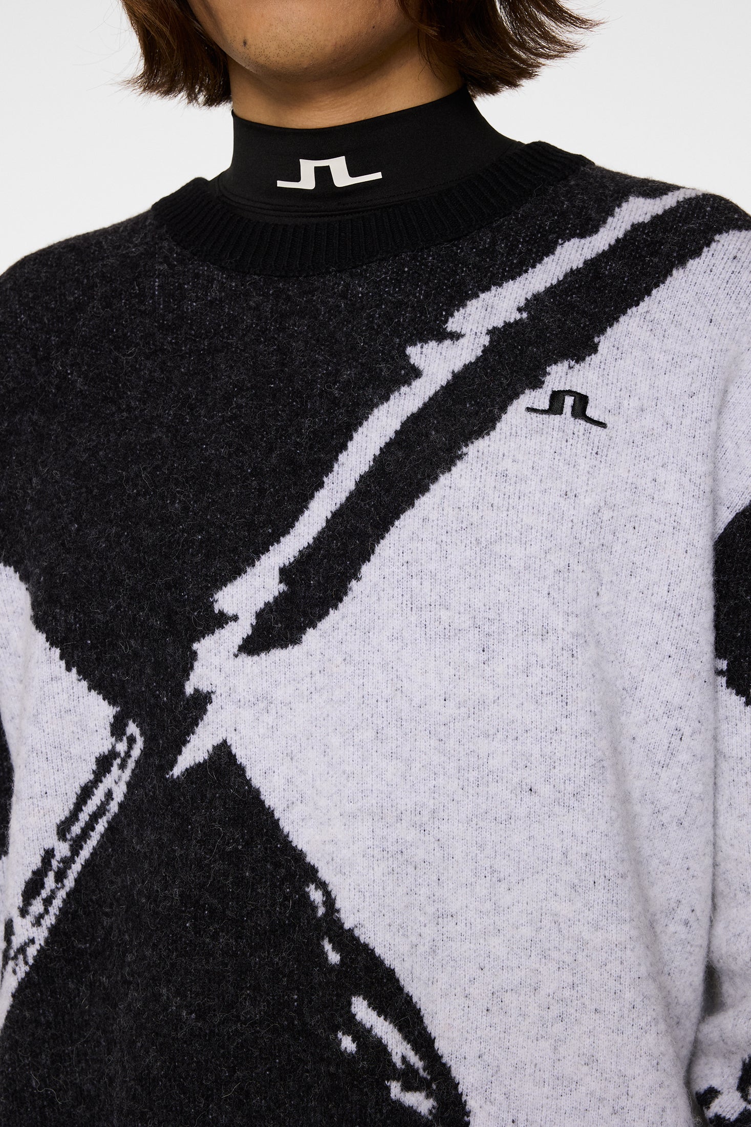 Jaxton Knitted Sweater / Black - Image 7