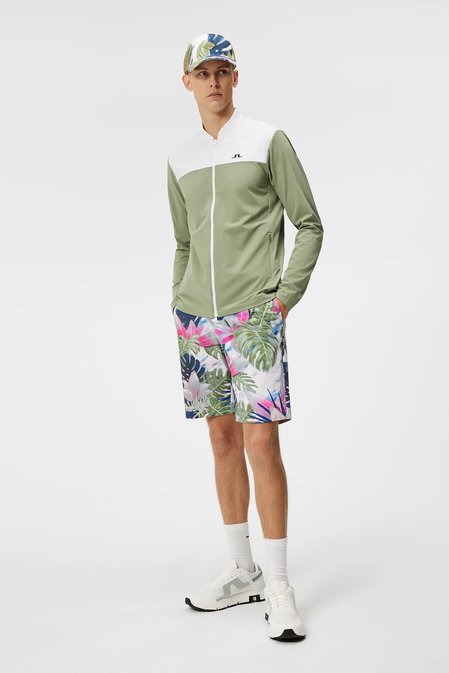 Jeff Hybrid Jacket / Oil Green - Image 5
