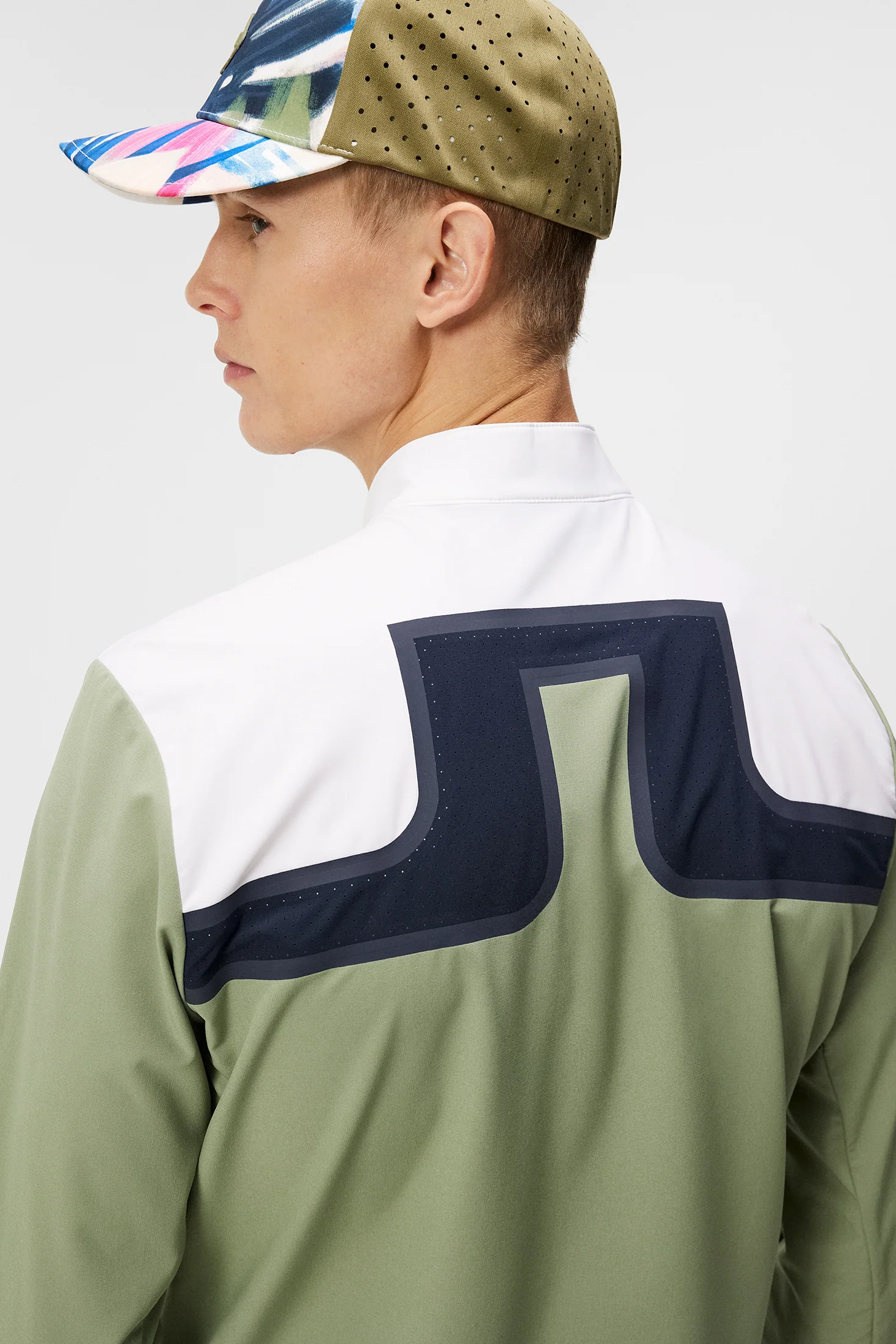 Jeff Hybrid Jacket / Oil Green - Image 7